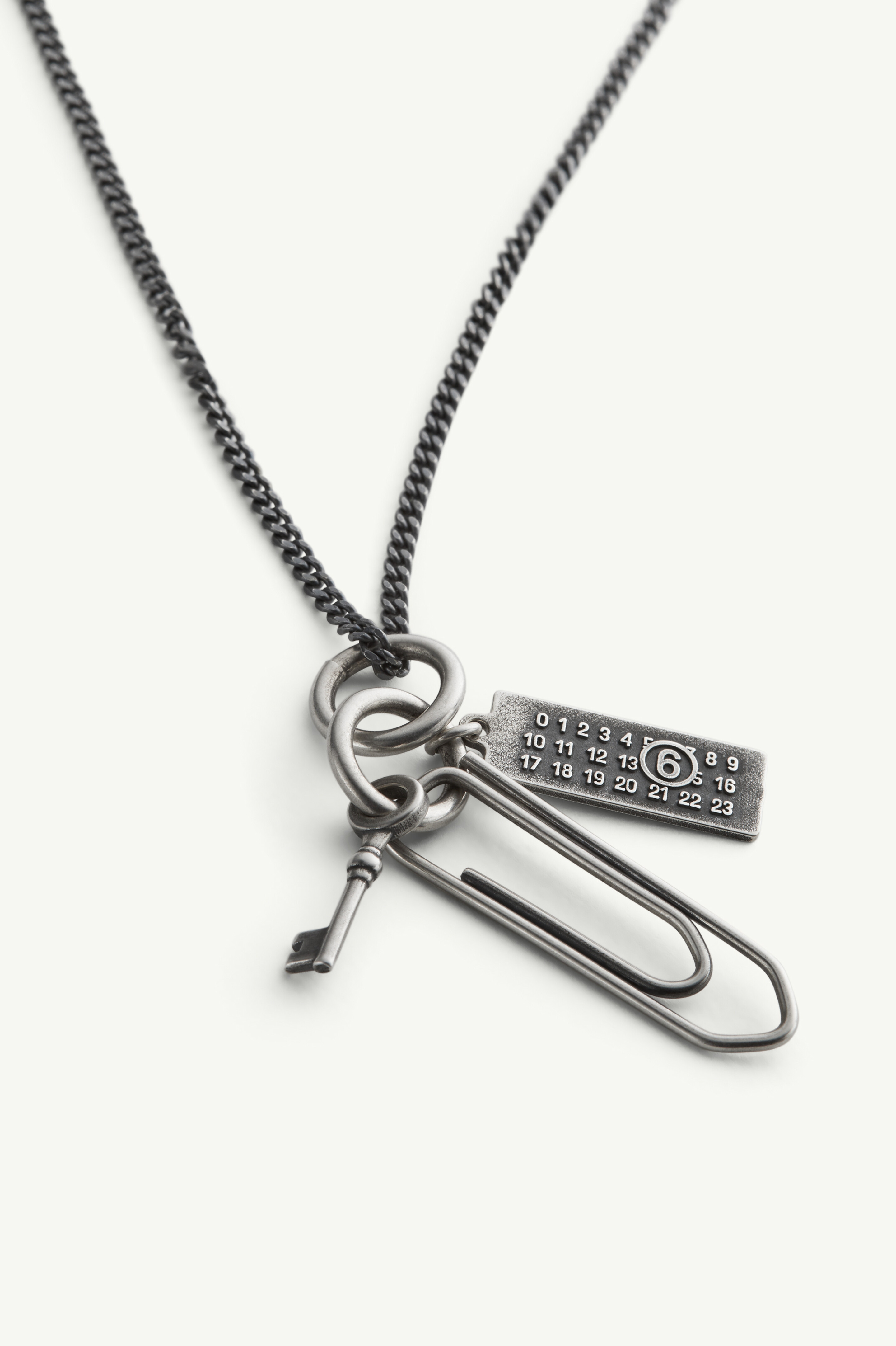 Found objects necklace