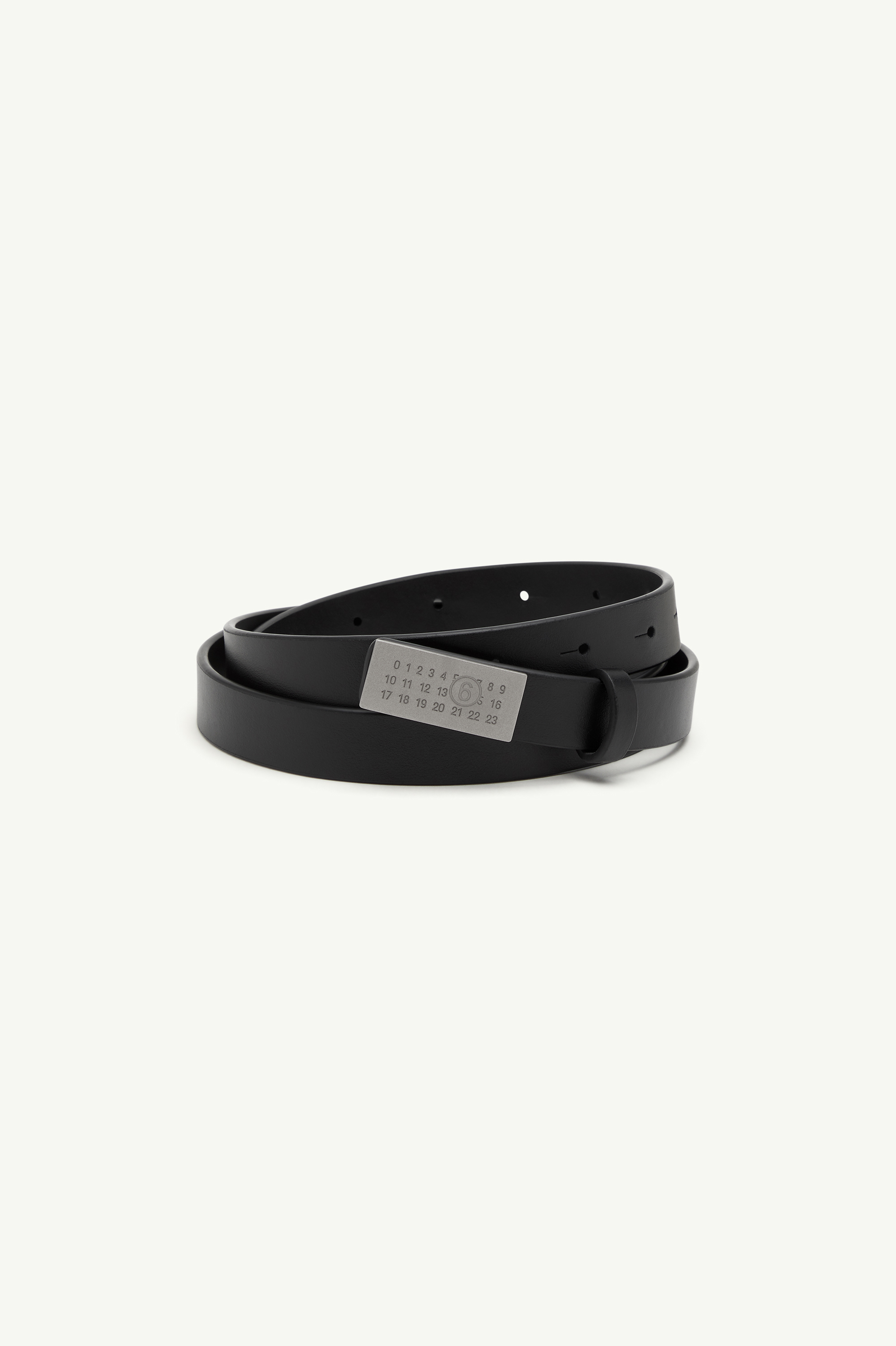 Mini numeric plaque belt