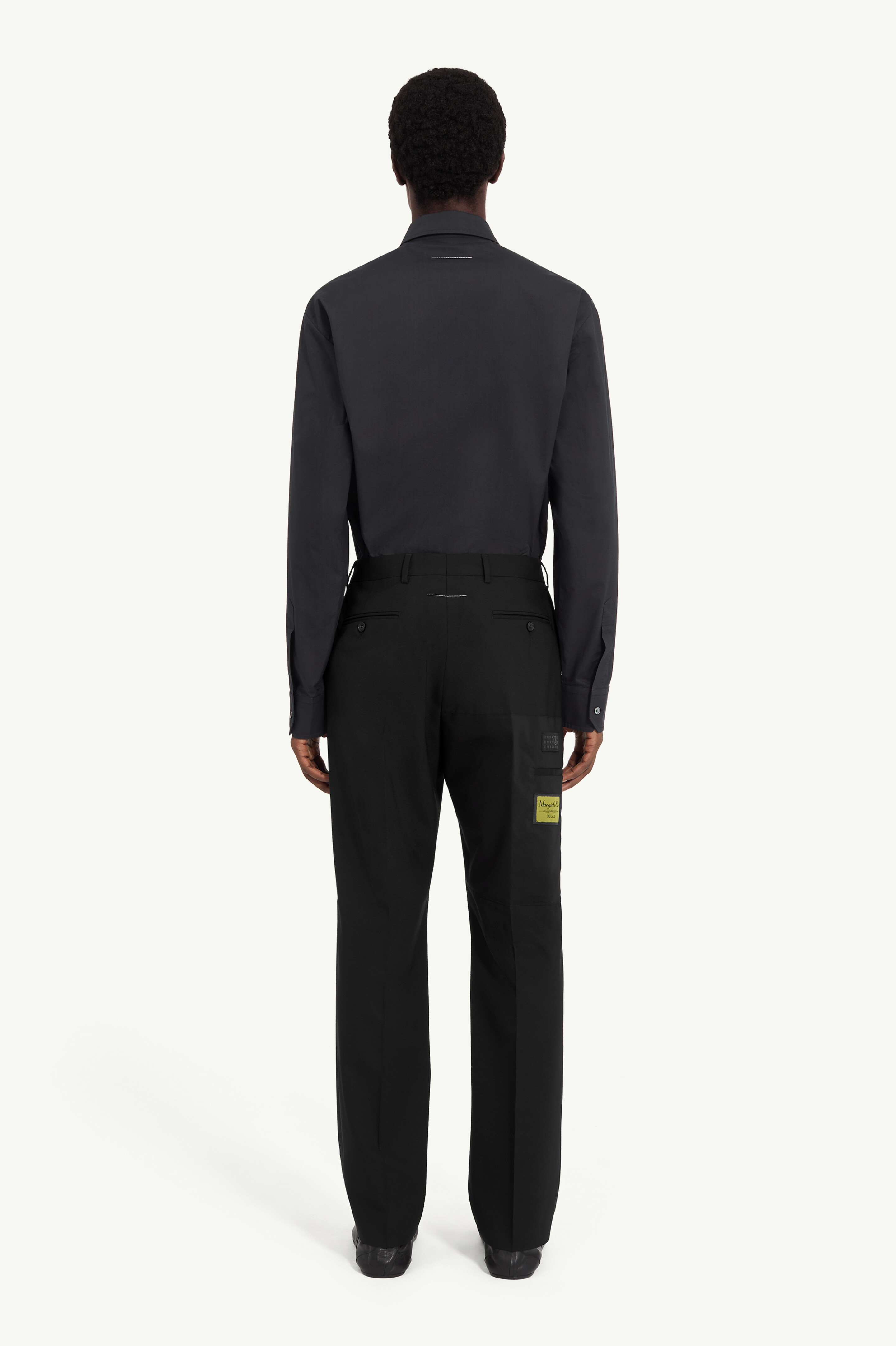 CLUBHAUS Tailored Trousers Shadow M 新品 Tailored wool-blend trousers