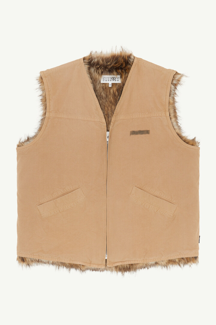 Orange Sleeveless jacket | MM6 Official