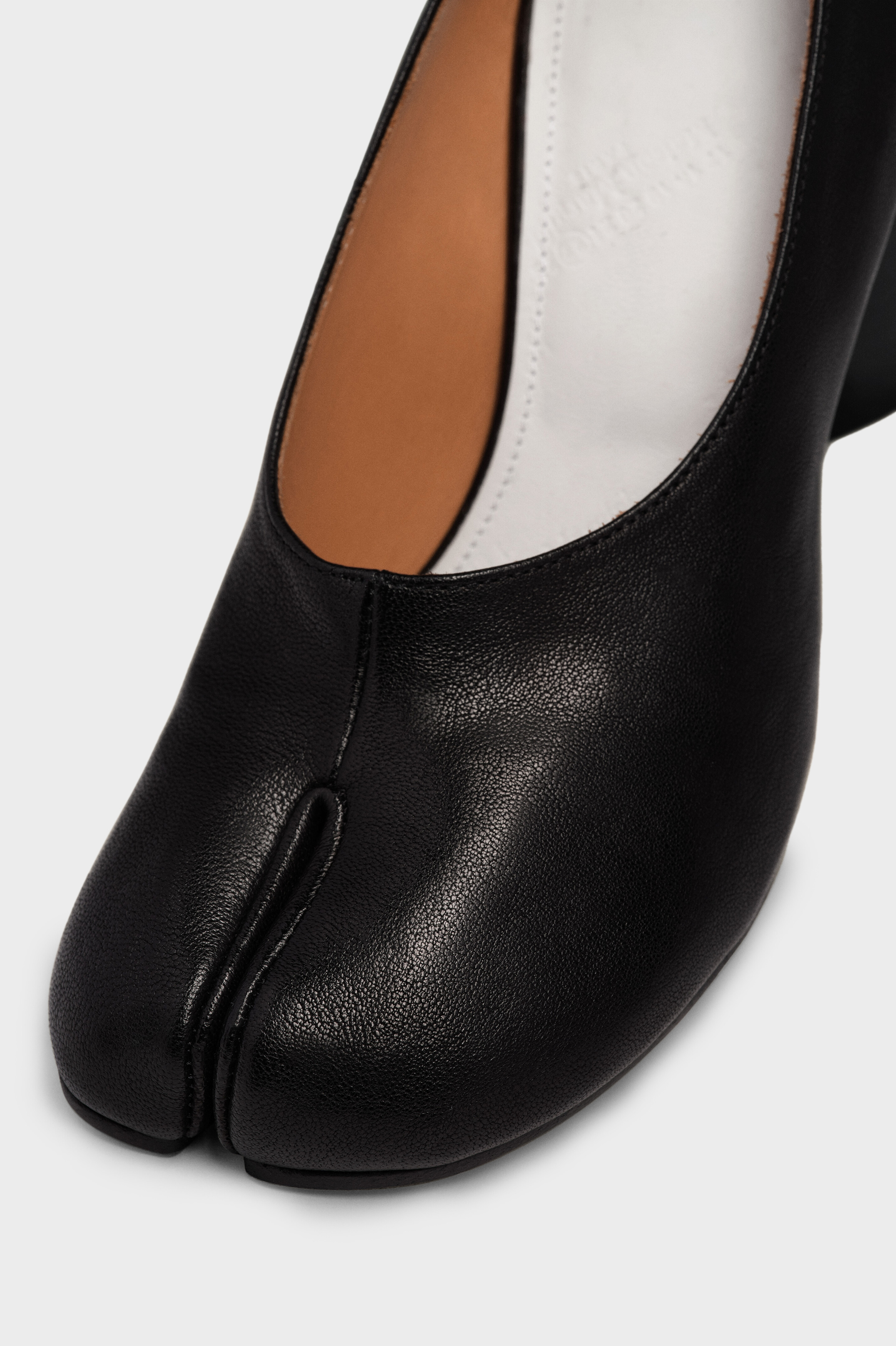 Tabi Leather Heels Major Brown | Maison Margiela