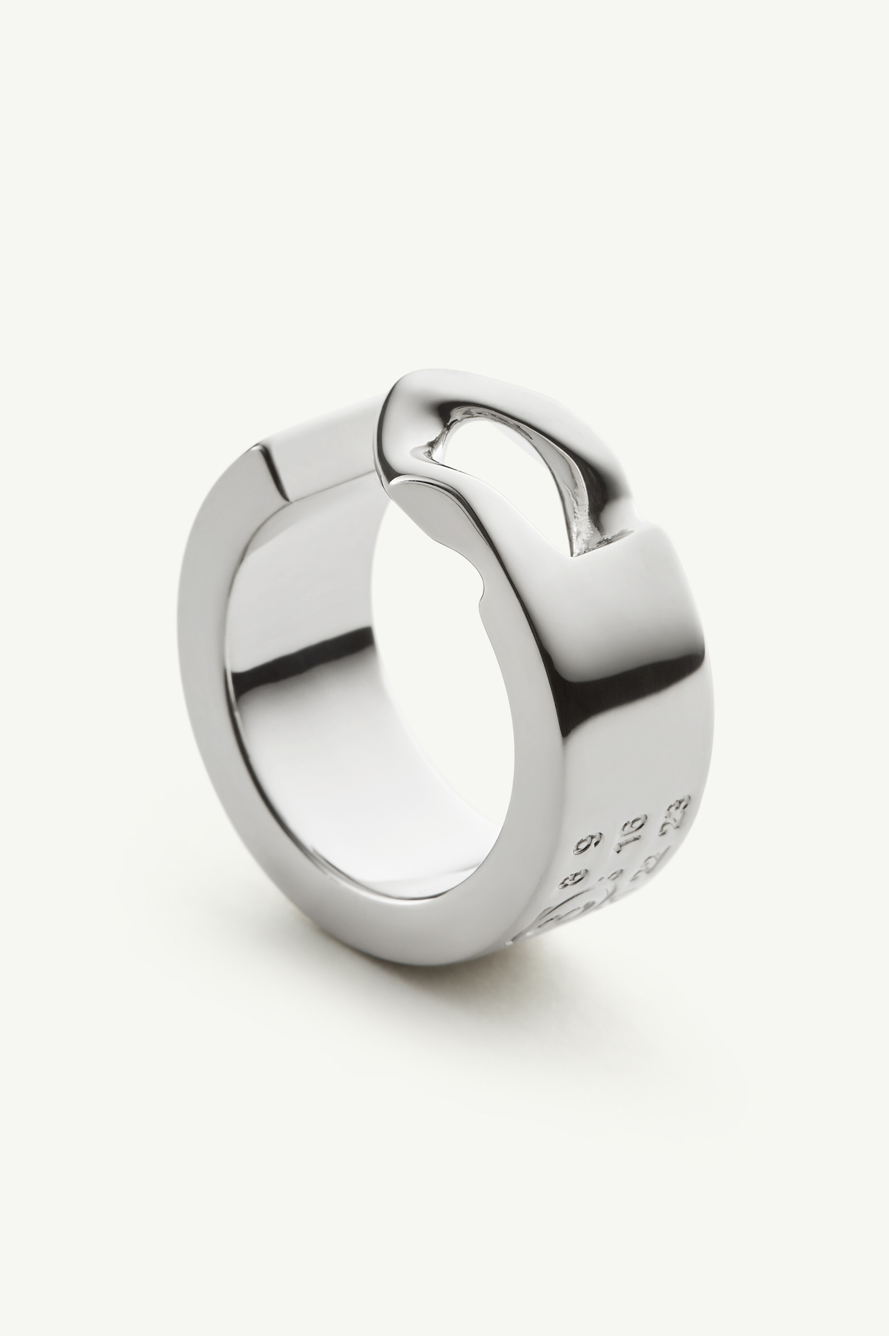 Women's Minimal Numeric Cuff Ring | MM6