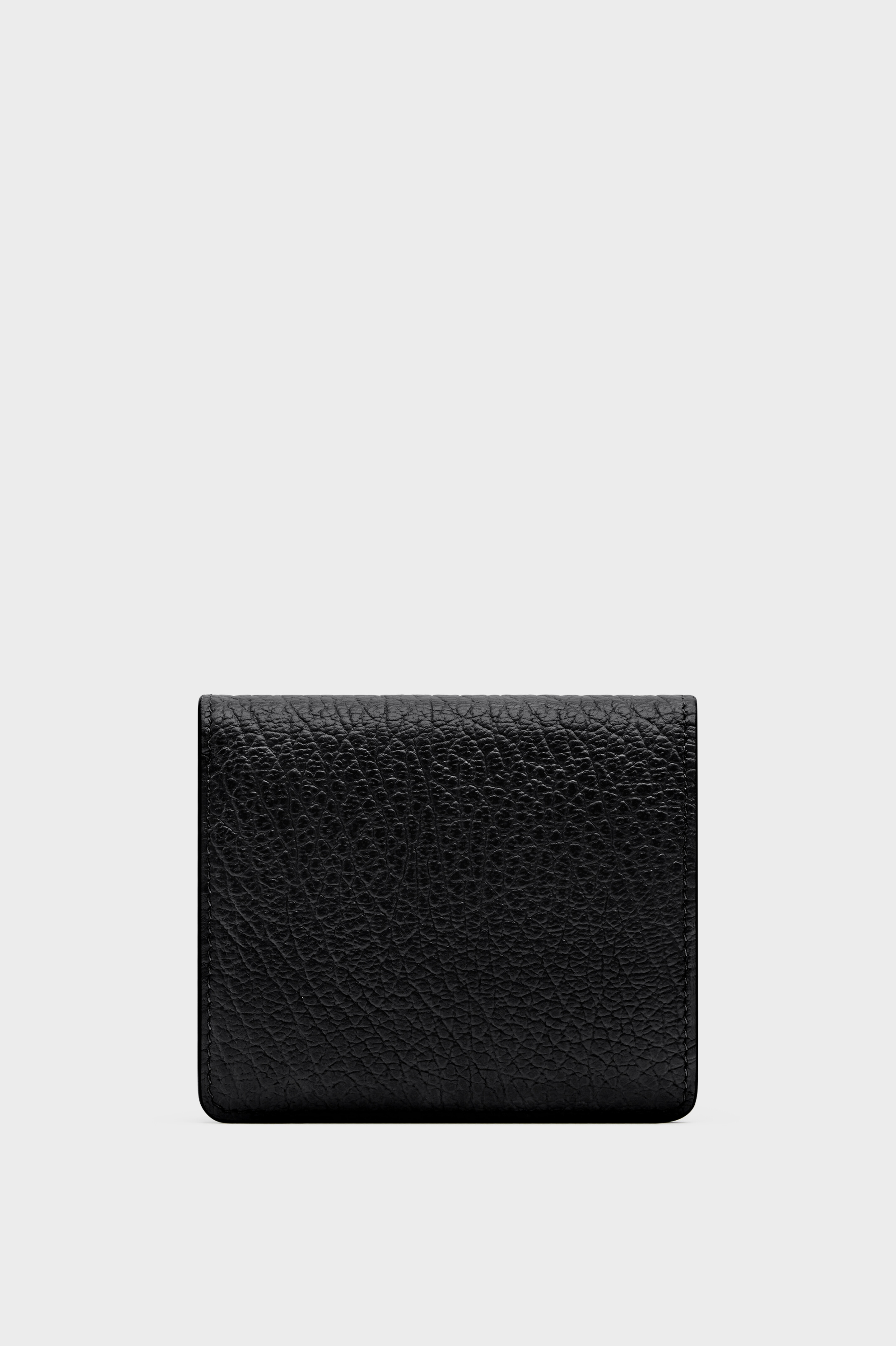 Black Leather Pocket Cardholder - Almond | Maison Margiela