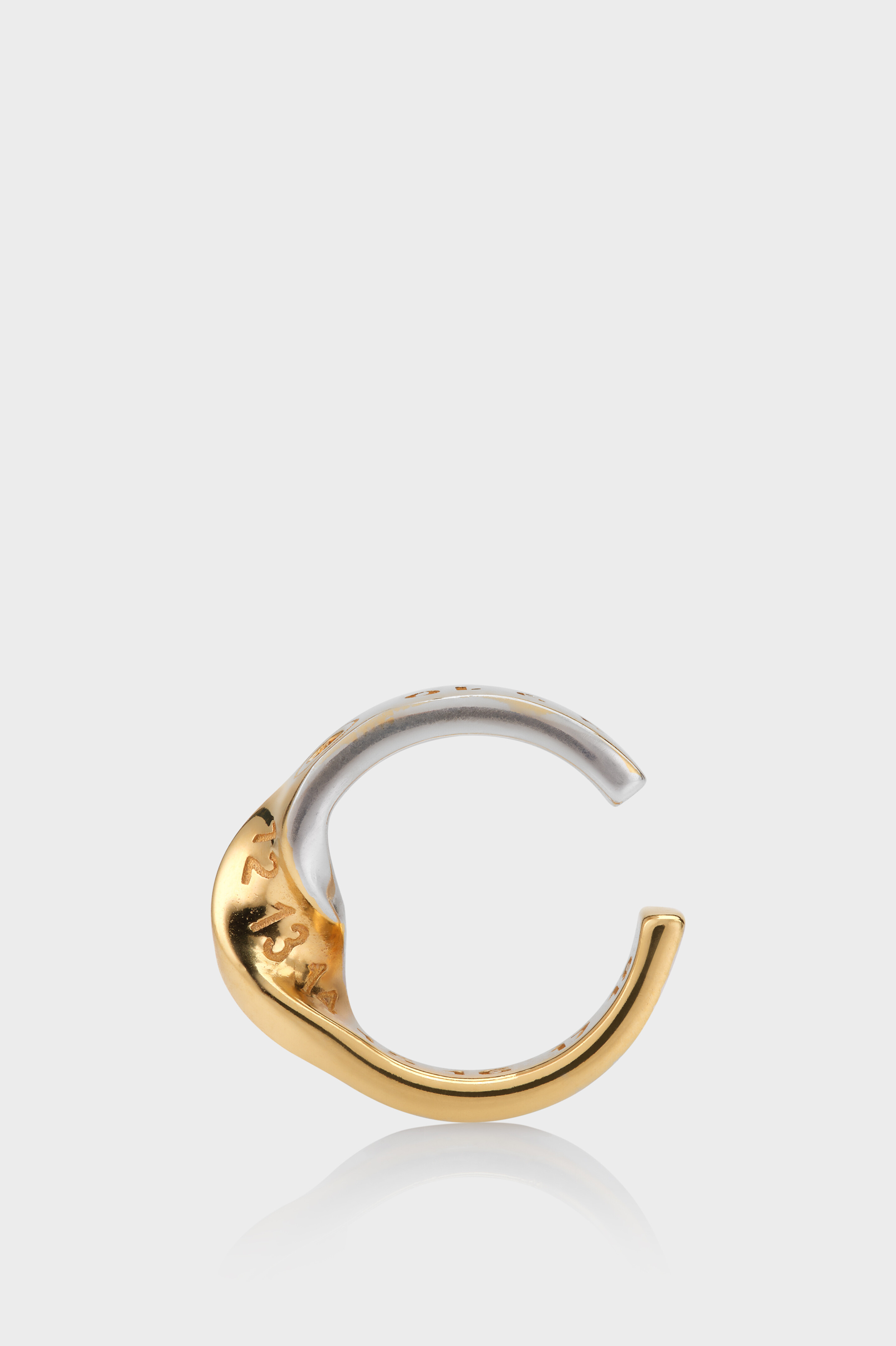 Numeric diamond ear cuff 2