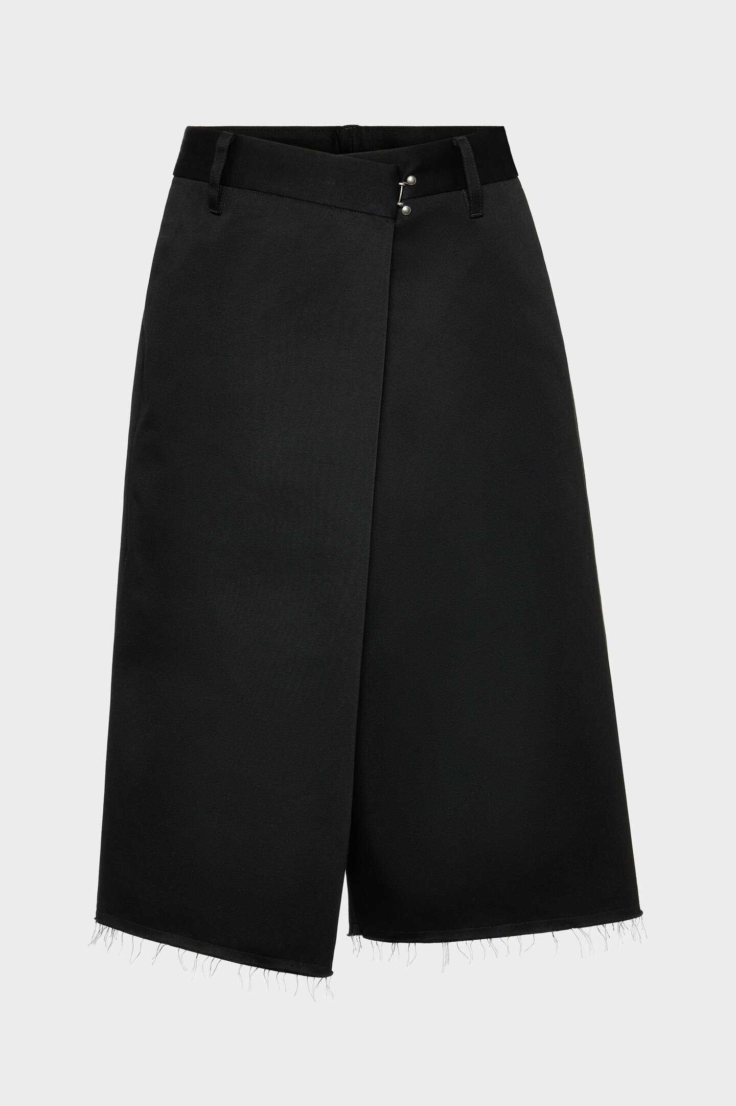 Black Wrap Shorts | Maison Margiela Official