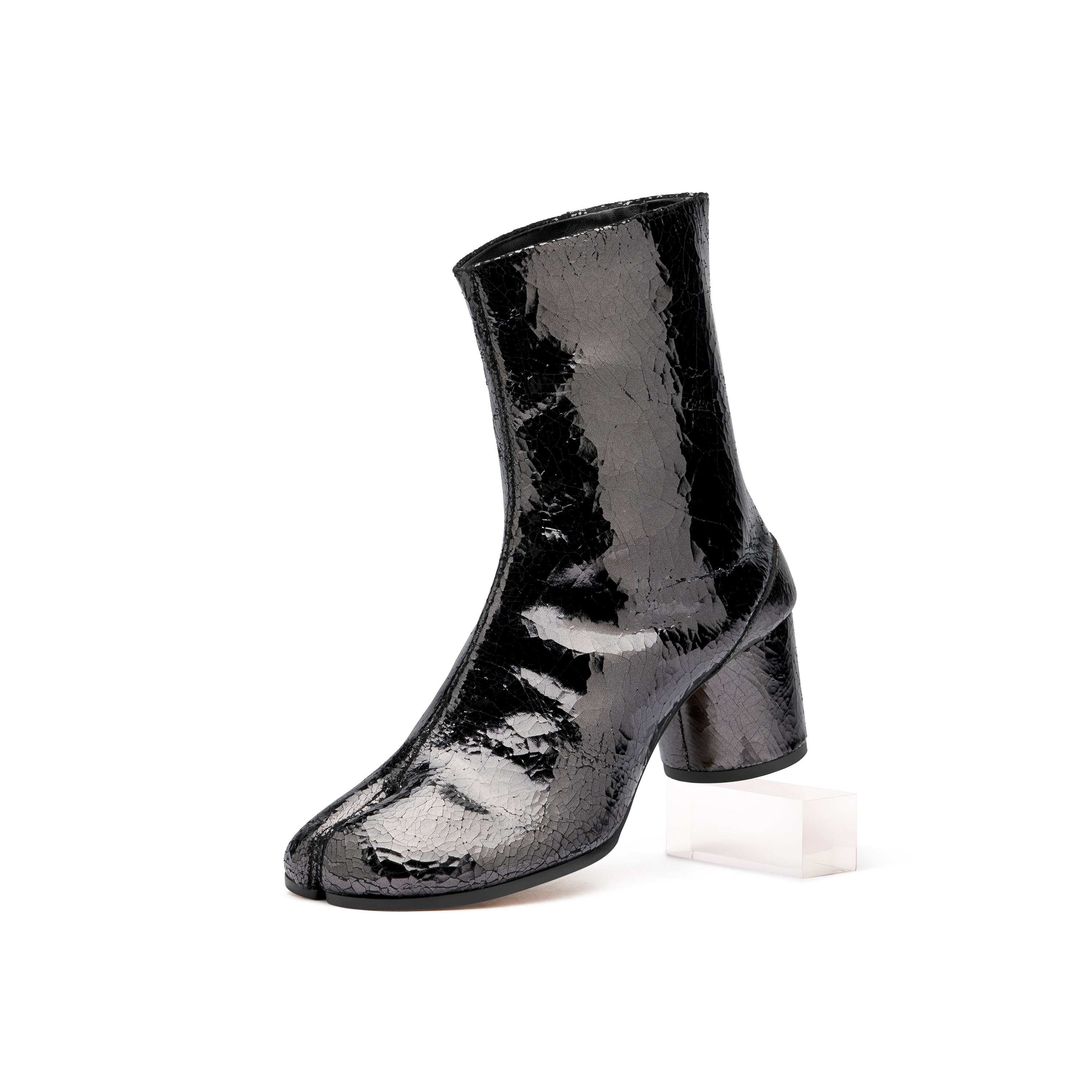 Tabi Mirror Block Heel Boots | Maison Margiela