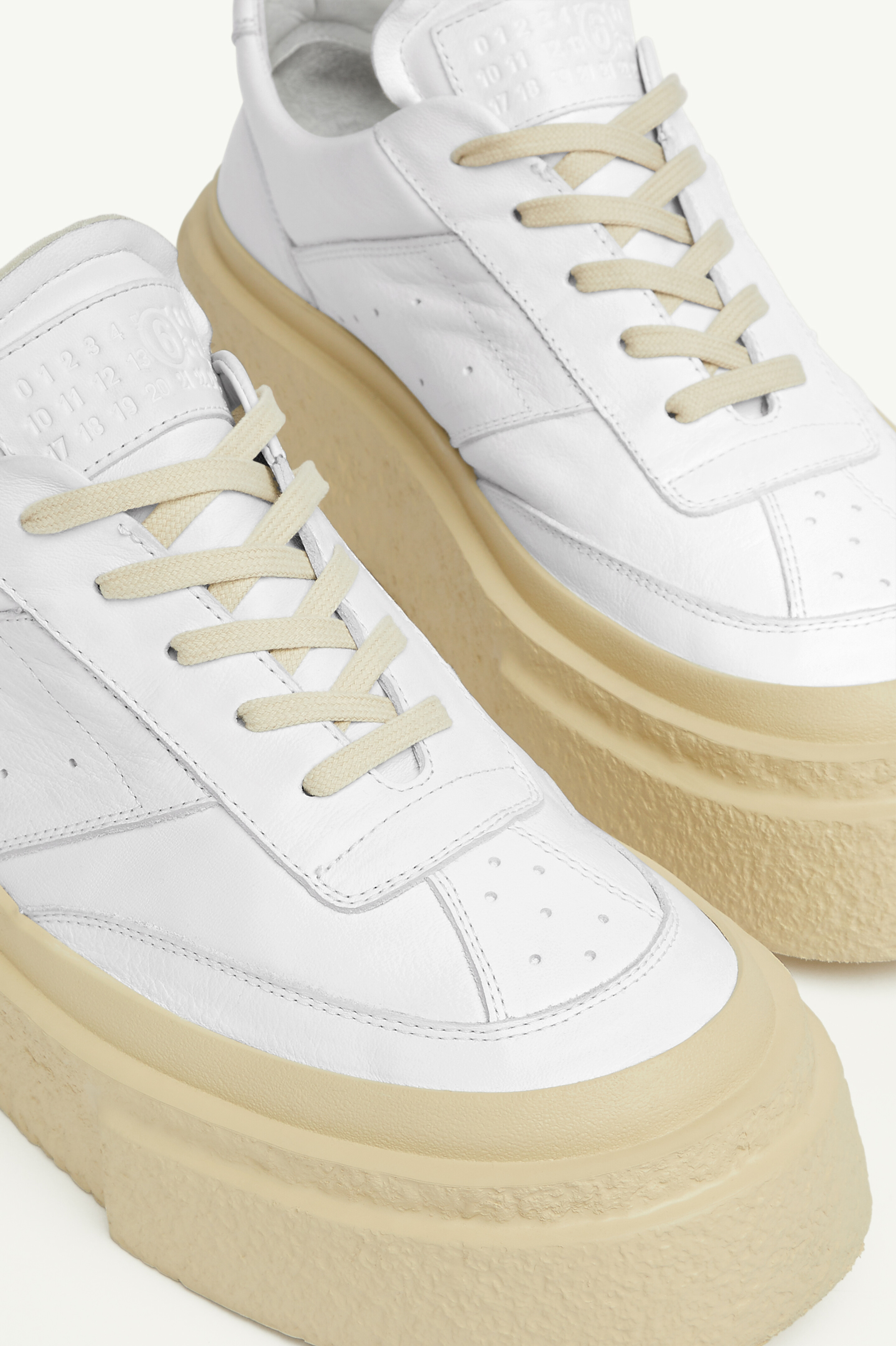 White Chunky Gambetta Sneakers | Maison Margiela