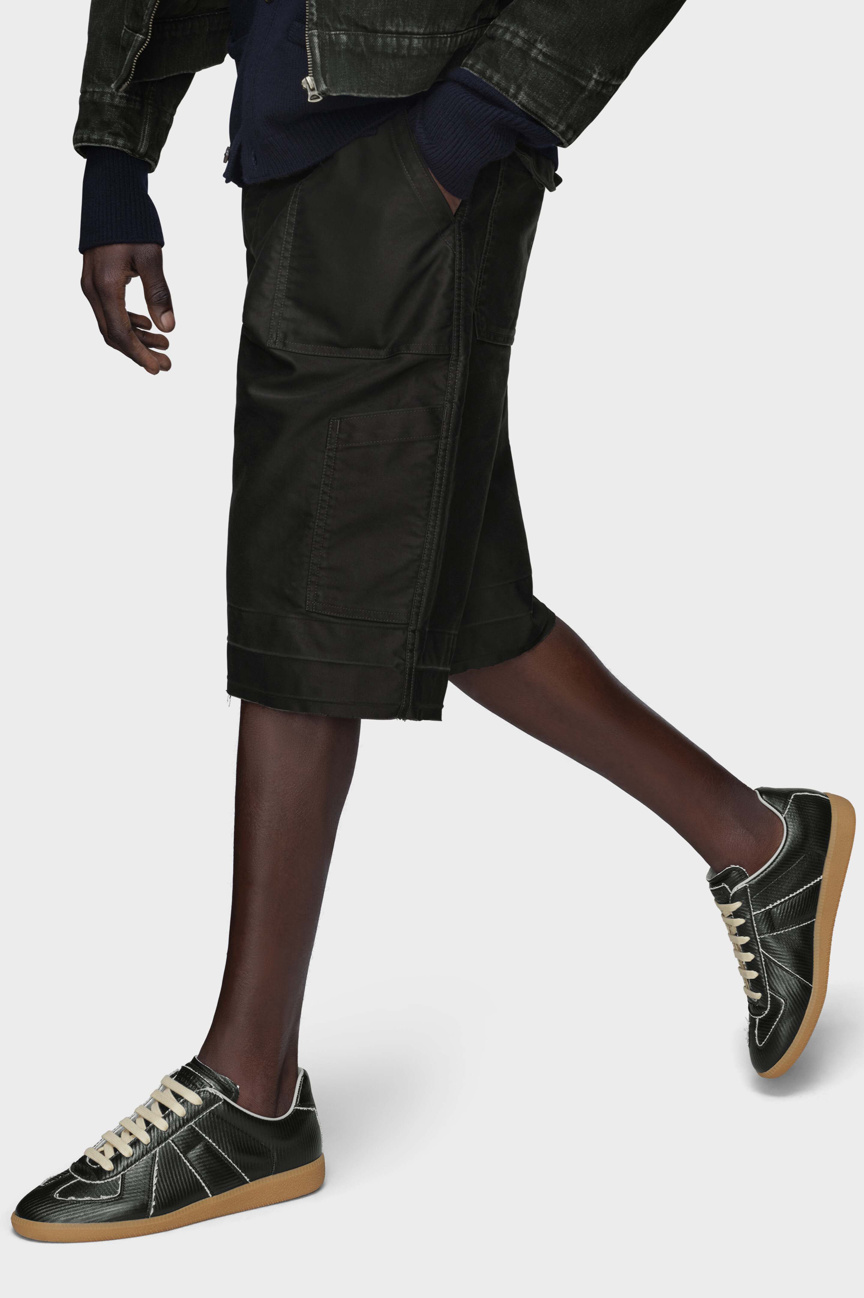 Men's Black Replica Sneakers | Maison Margiela