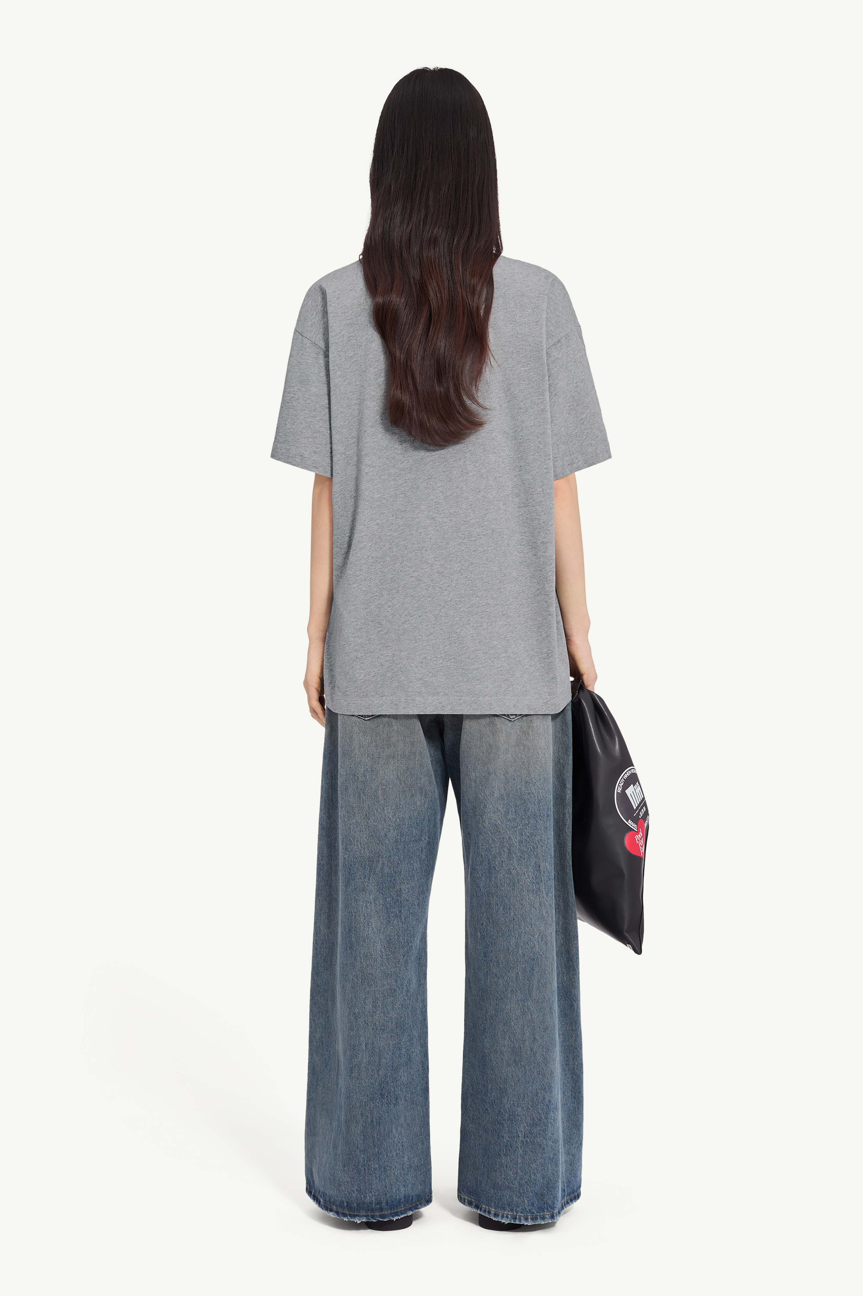 Gray Label cotton jersey T-shirt | MM6 Official