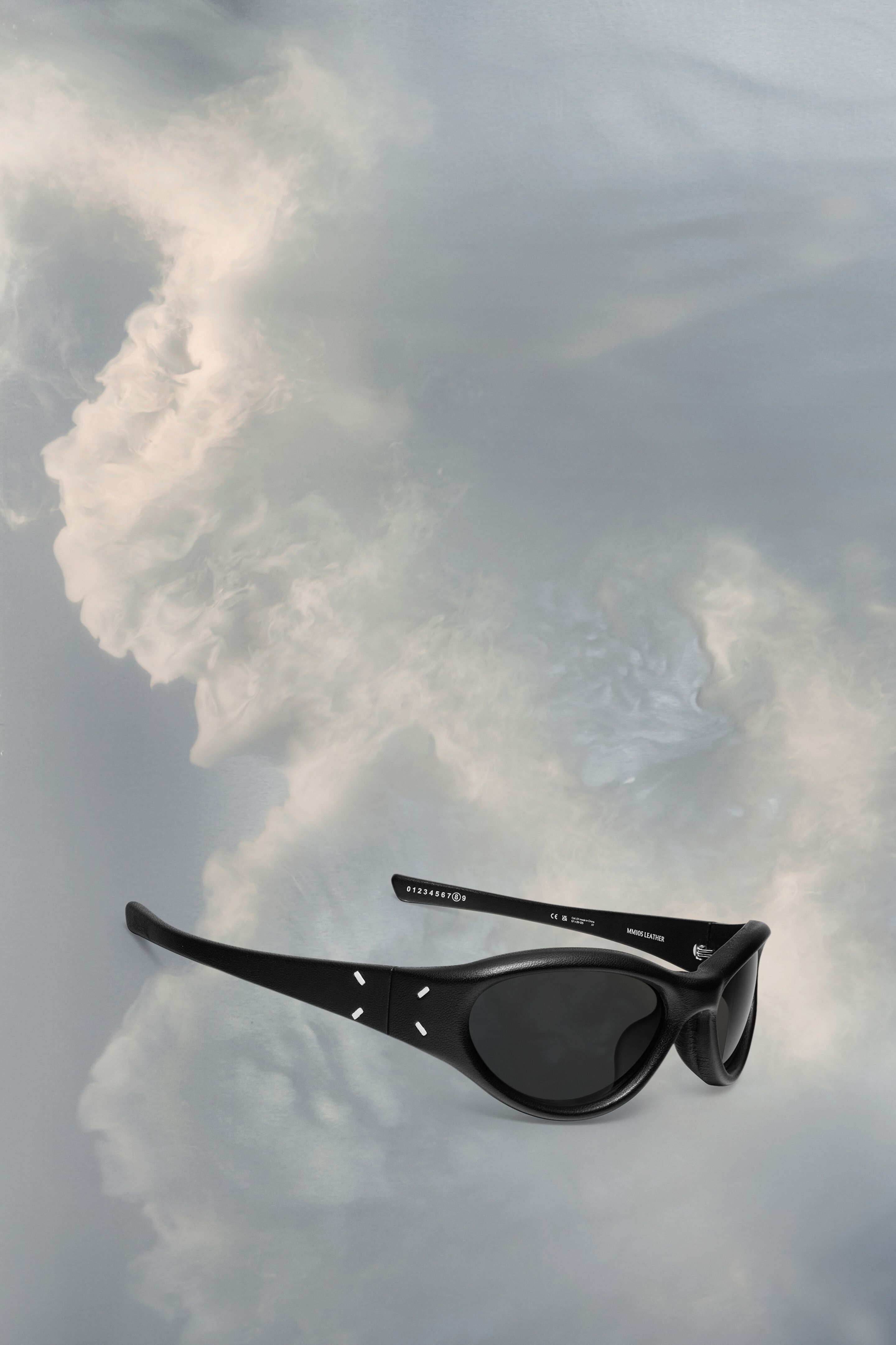 Black MM X Gentle Monster MM105 LEATHER | Maison Margiela Official