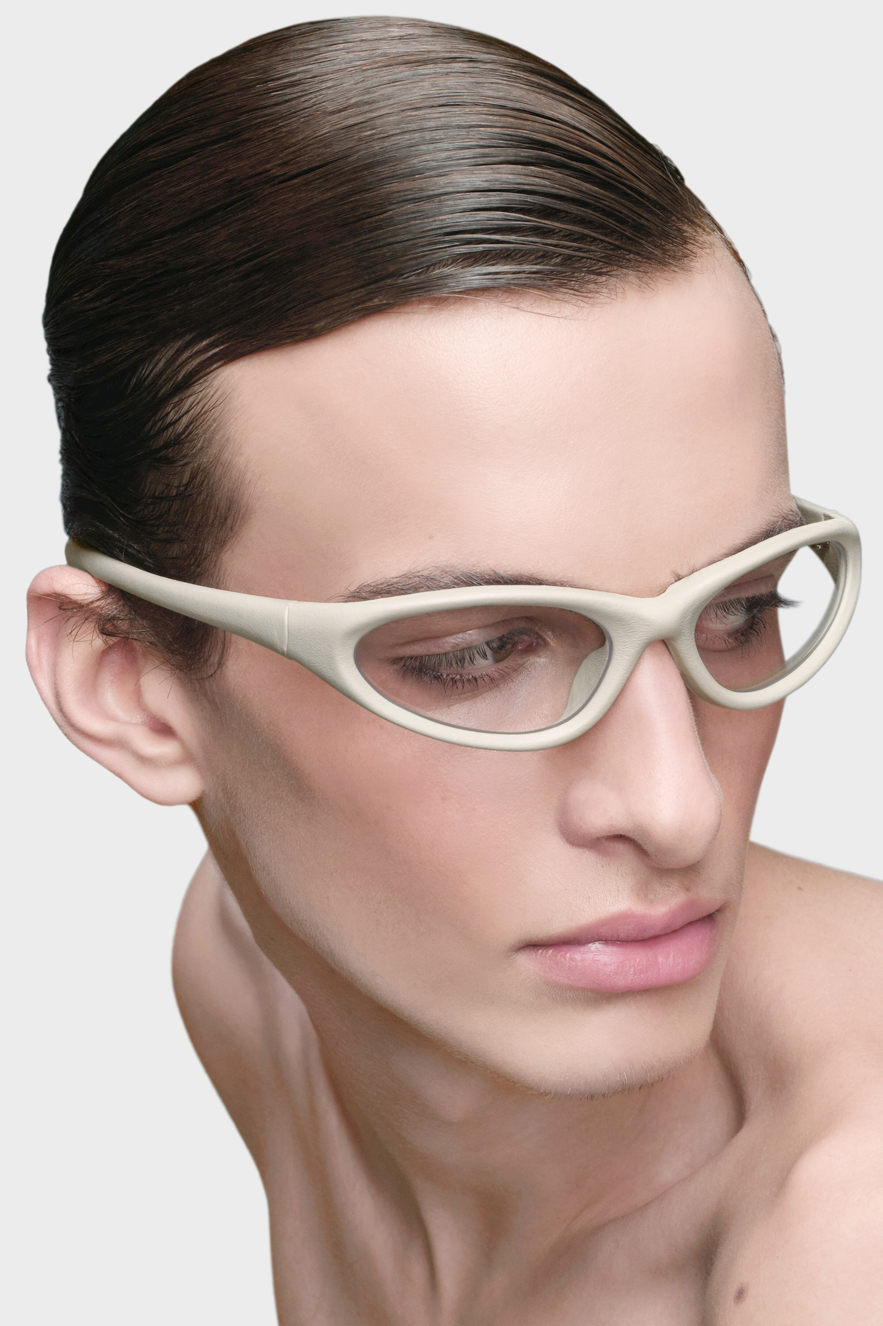 White Leather Glasses MM x Gentle Monster | Maison Margiela