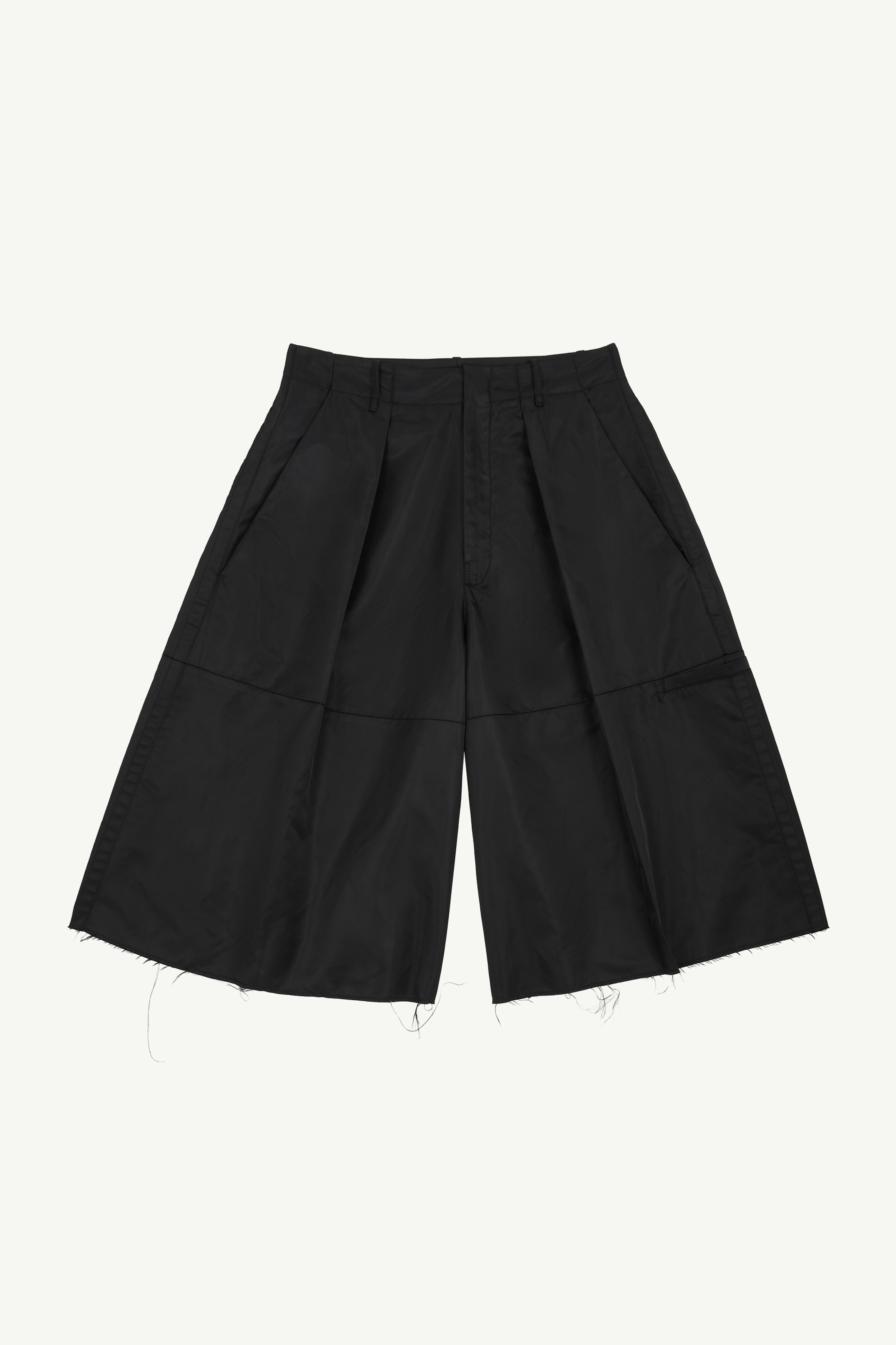Black Wide Leg Shorts | MM6 Official