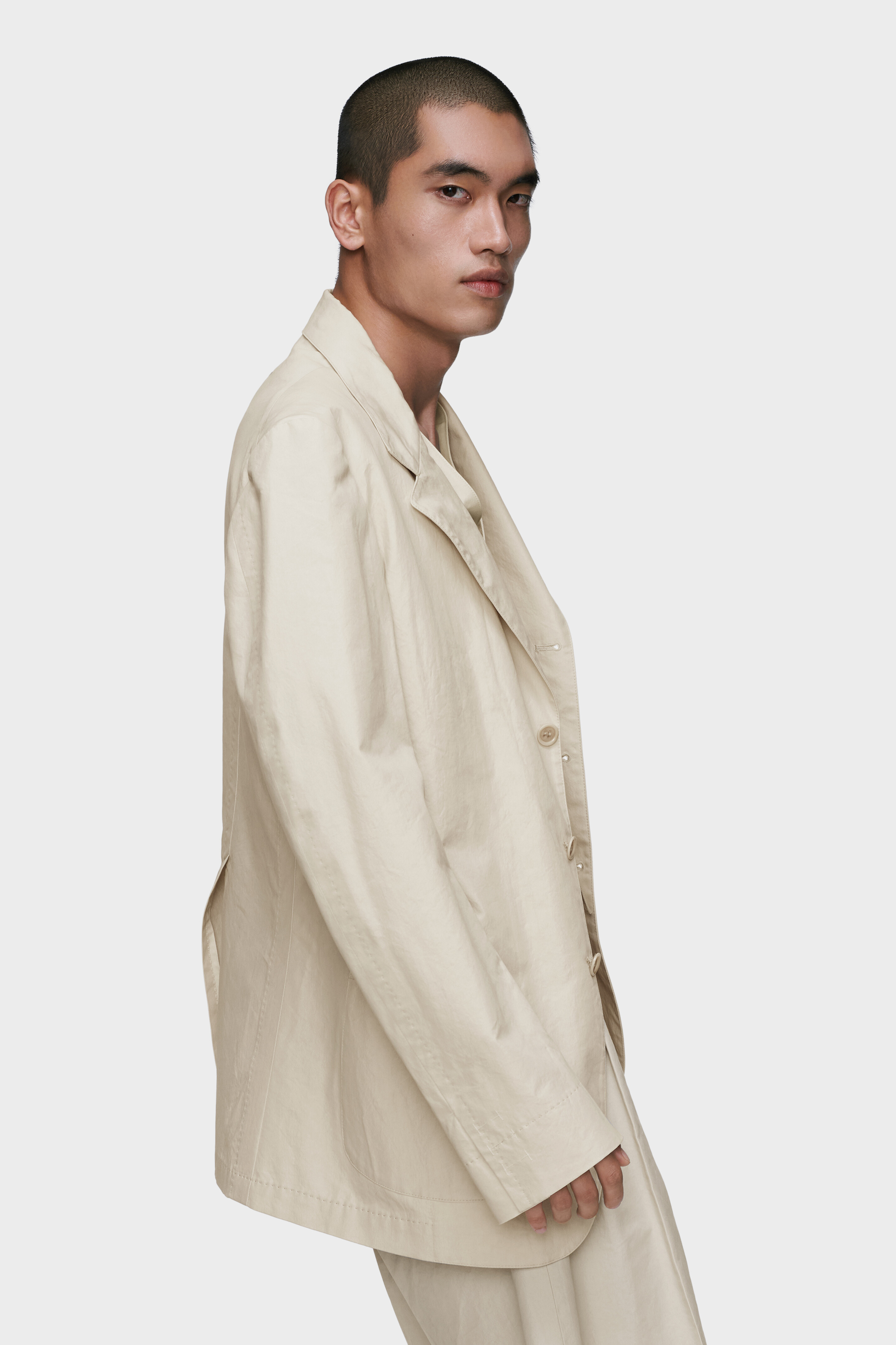 Cotton silk jacket