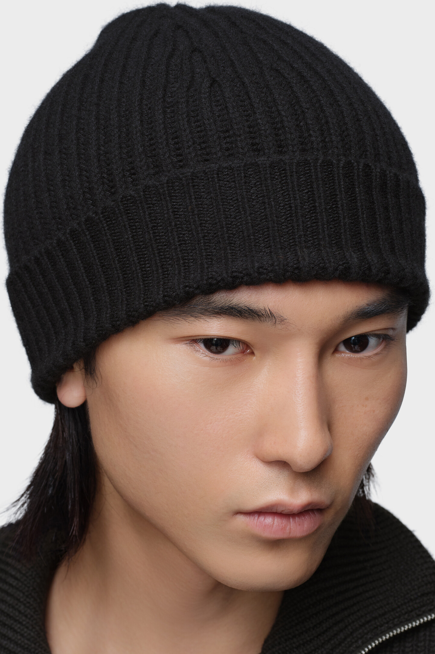 Black Wool beanie | Maison Margiela Official