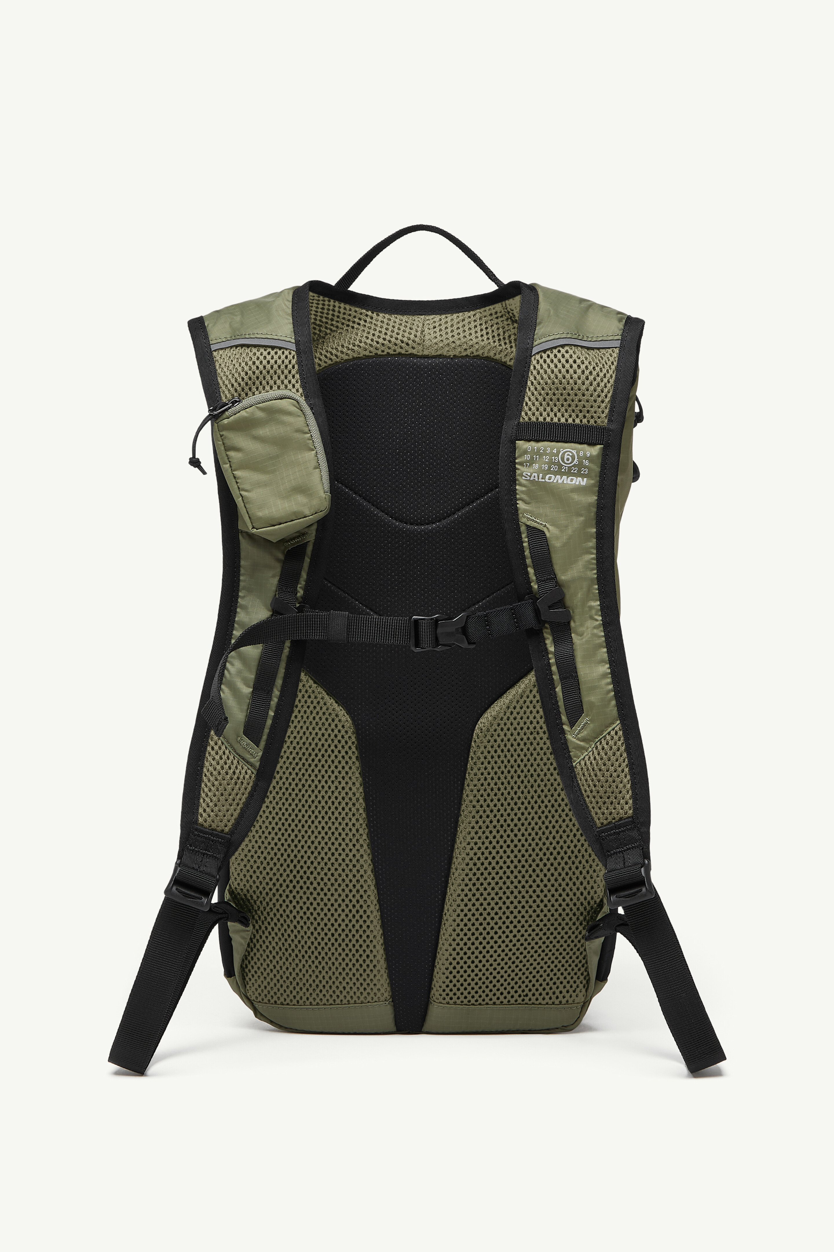 MM6 × SALOMON ナイロンバックパック グリーン MM6 Maison Margiela - MM6 x Salomon Numeric Nylon Backpack