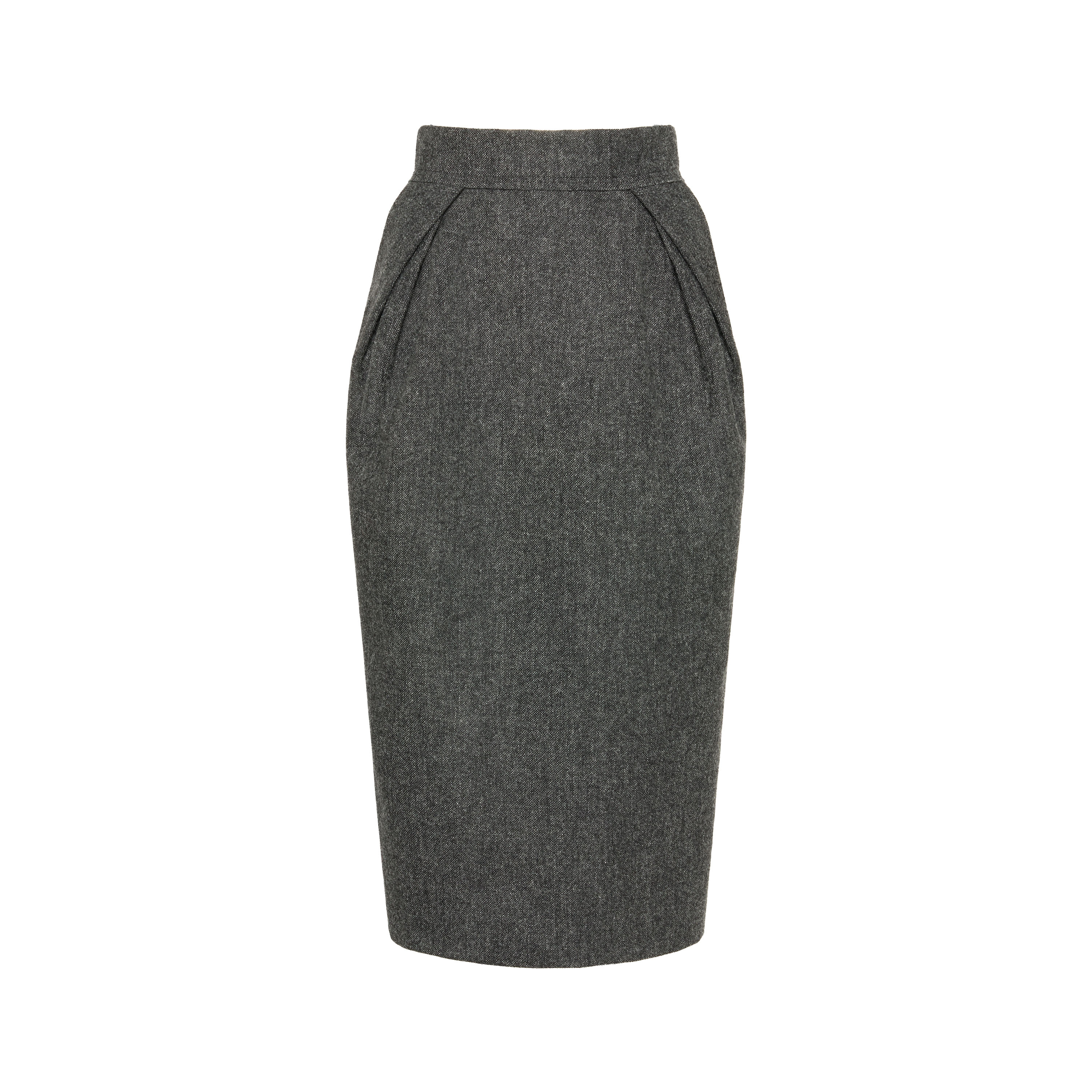 ウール ミディスカート