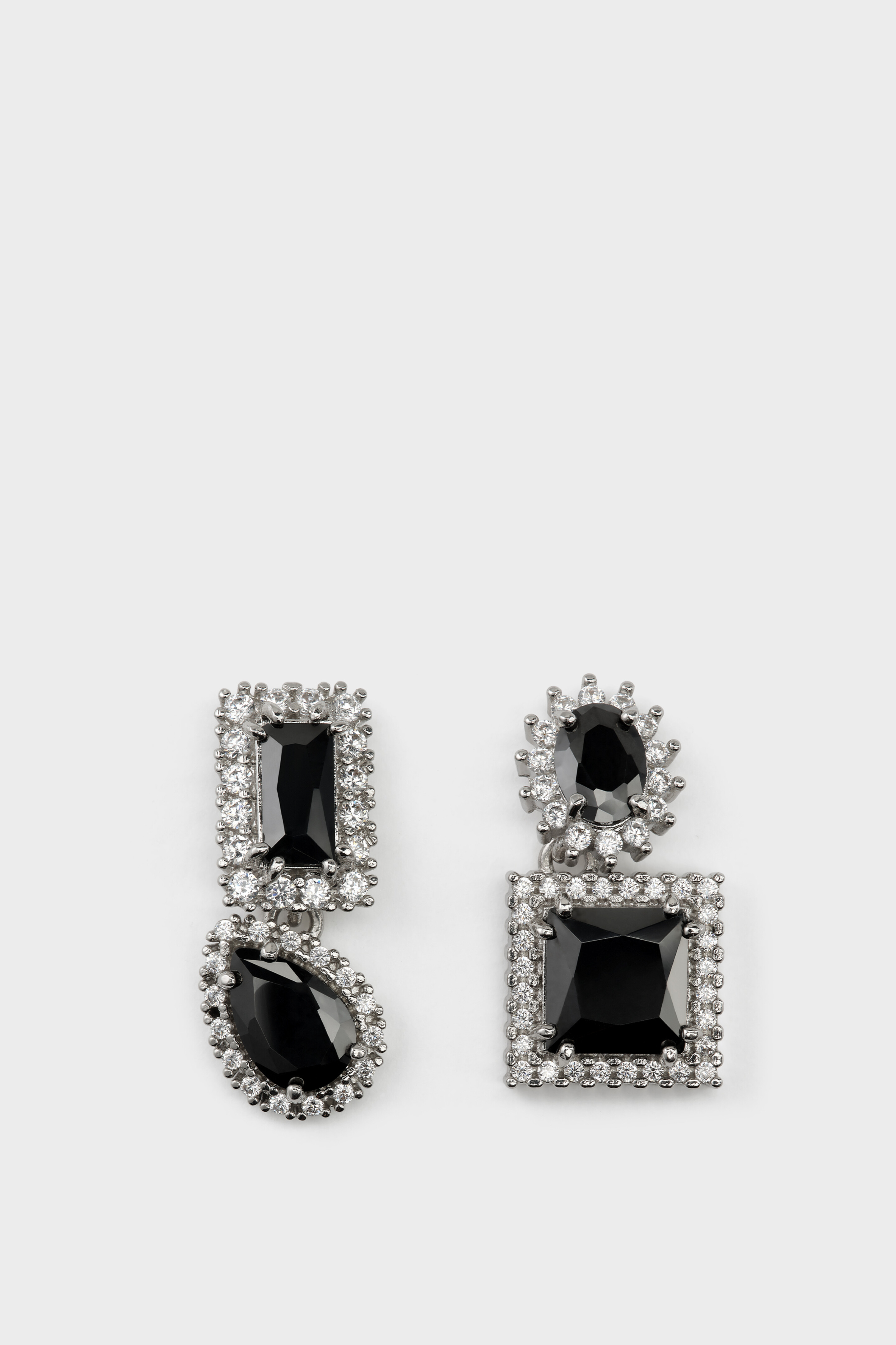 Cluster Drop Earrings