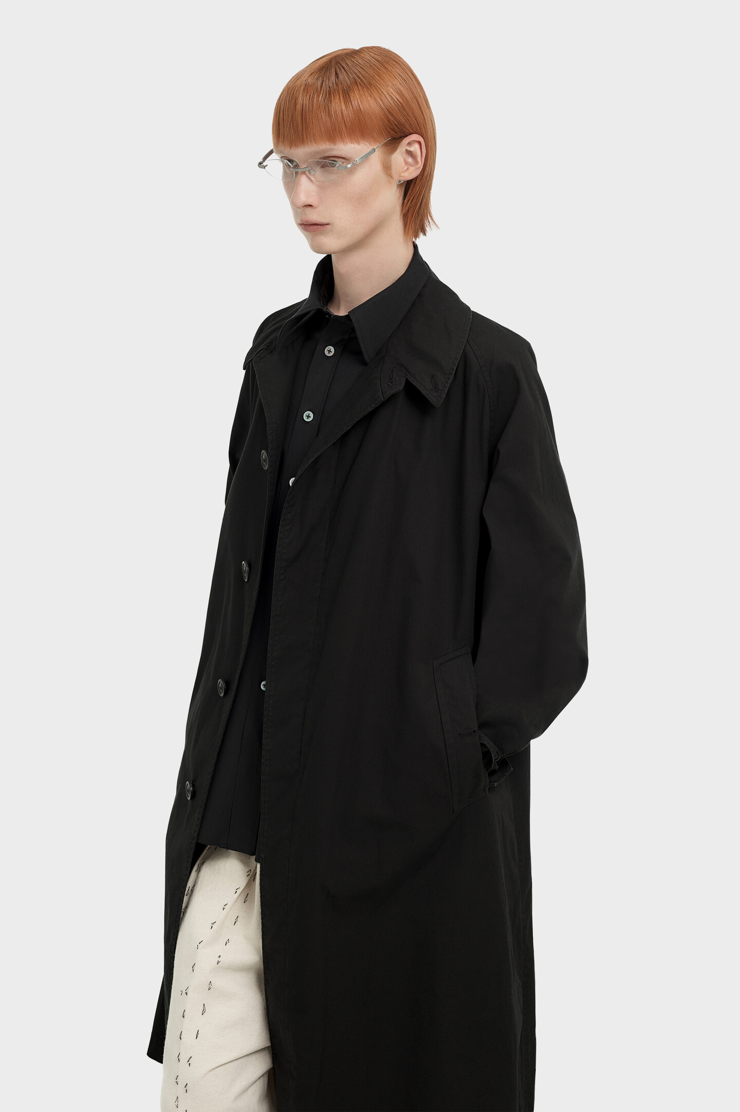 Silver Oval Metal Glasses Gentle Monster​ | Maison Margiela