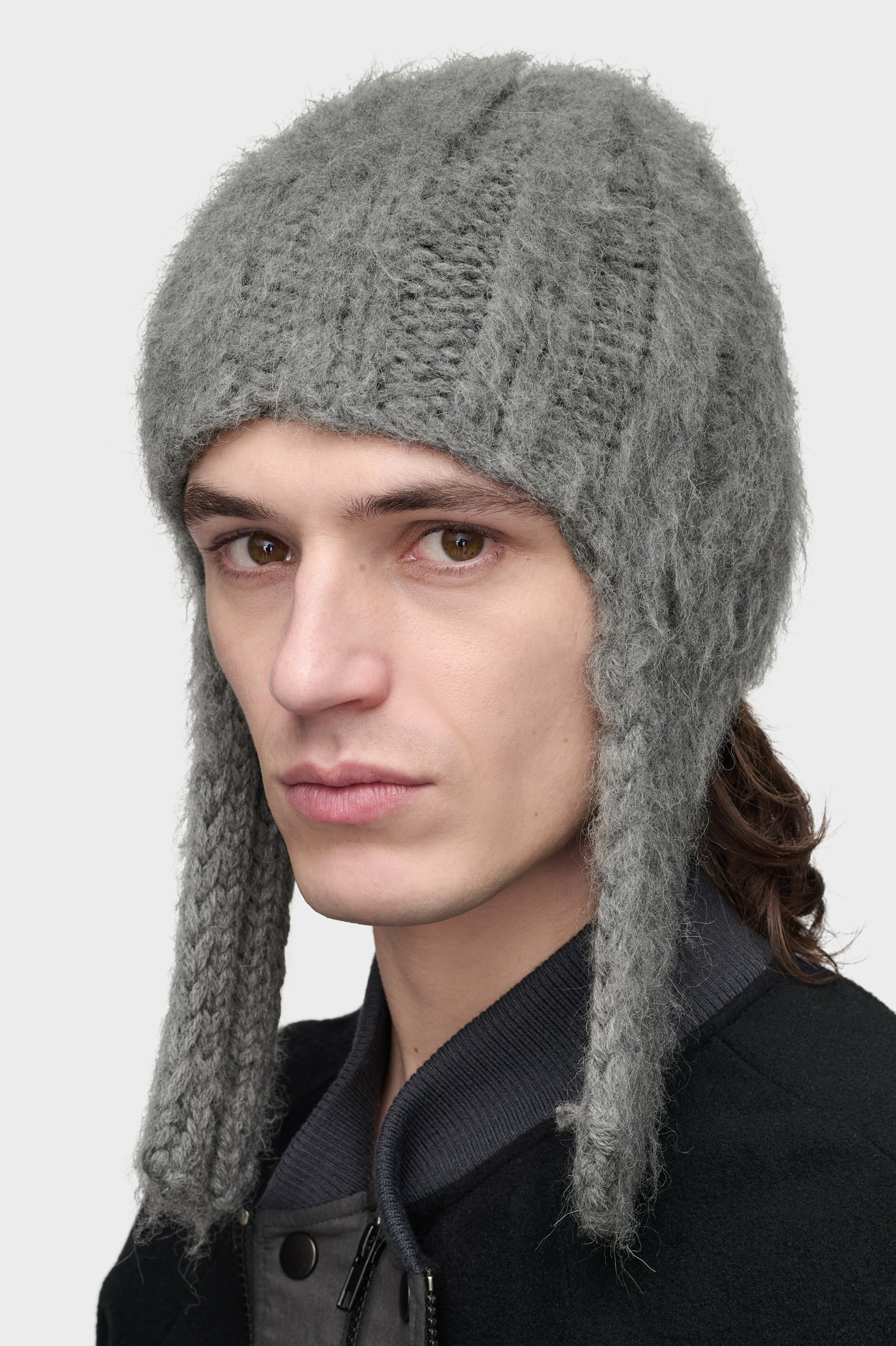 Grey Alpaca Wool Beanie | Maison Margiela Official