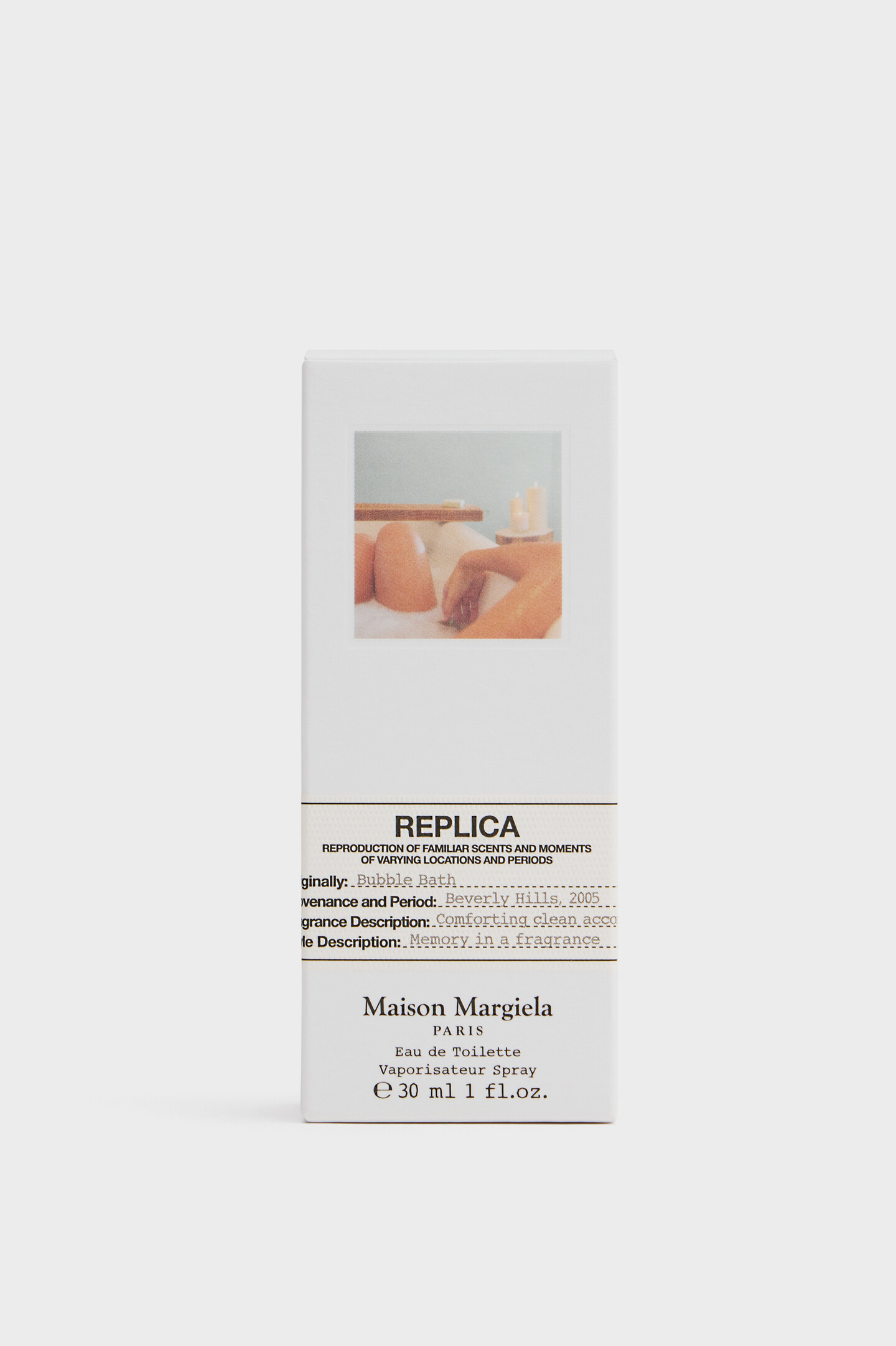 バブル バス オードトワレ「レプリカ」30ml ホワイト | Maison