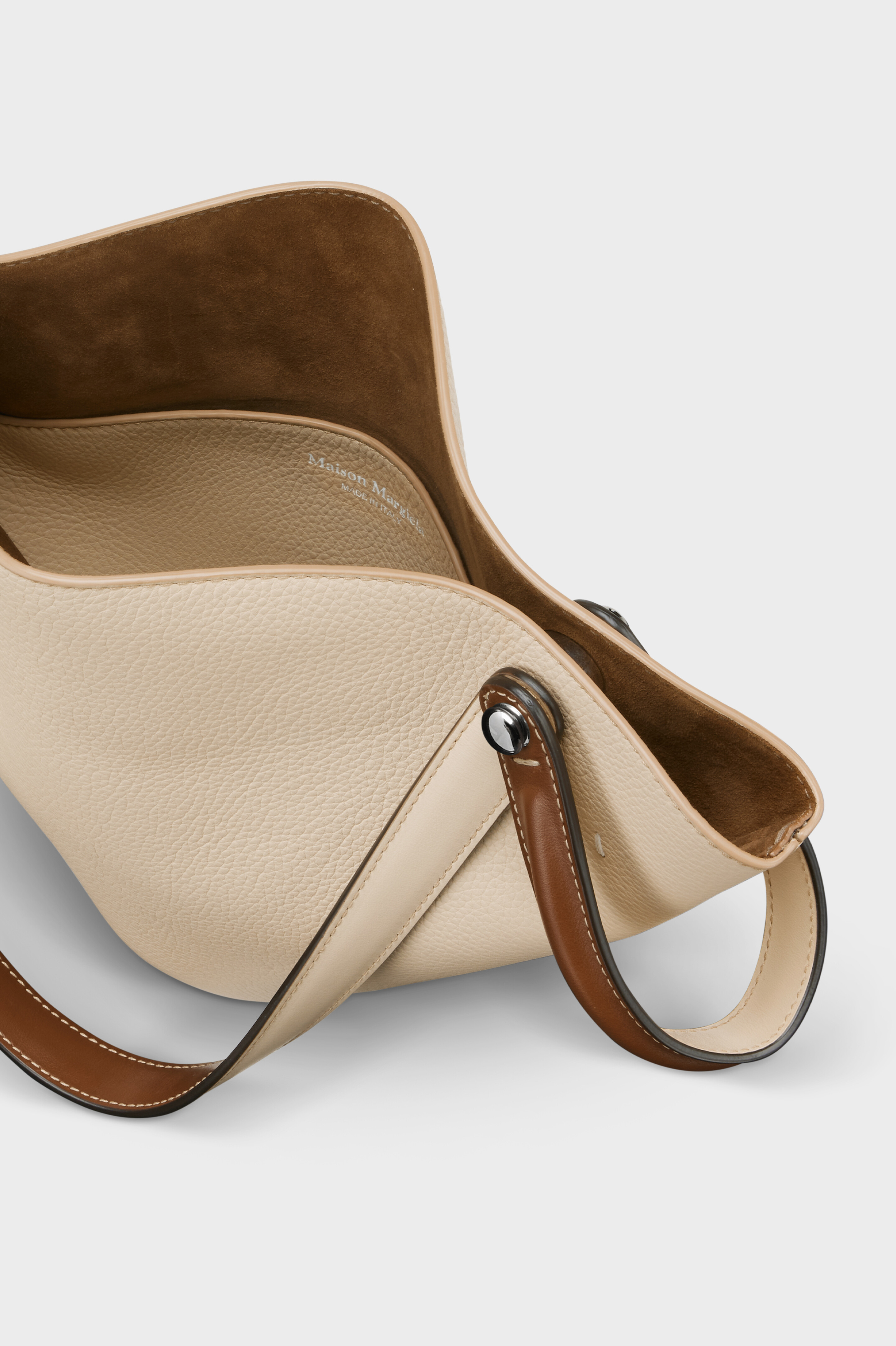Brown Leather Bag Dress-Age Small | Maison Margiela