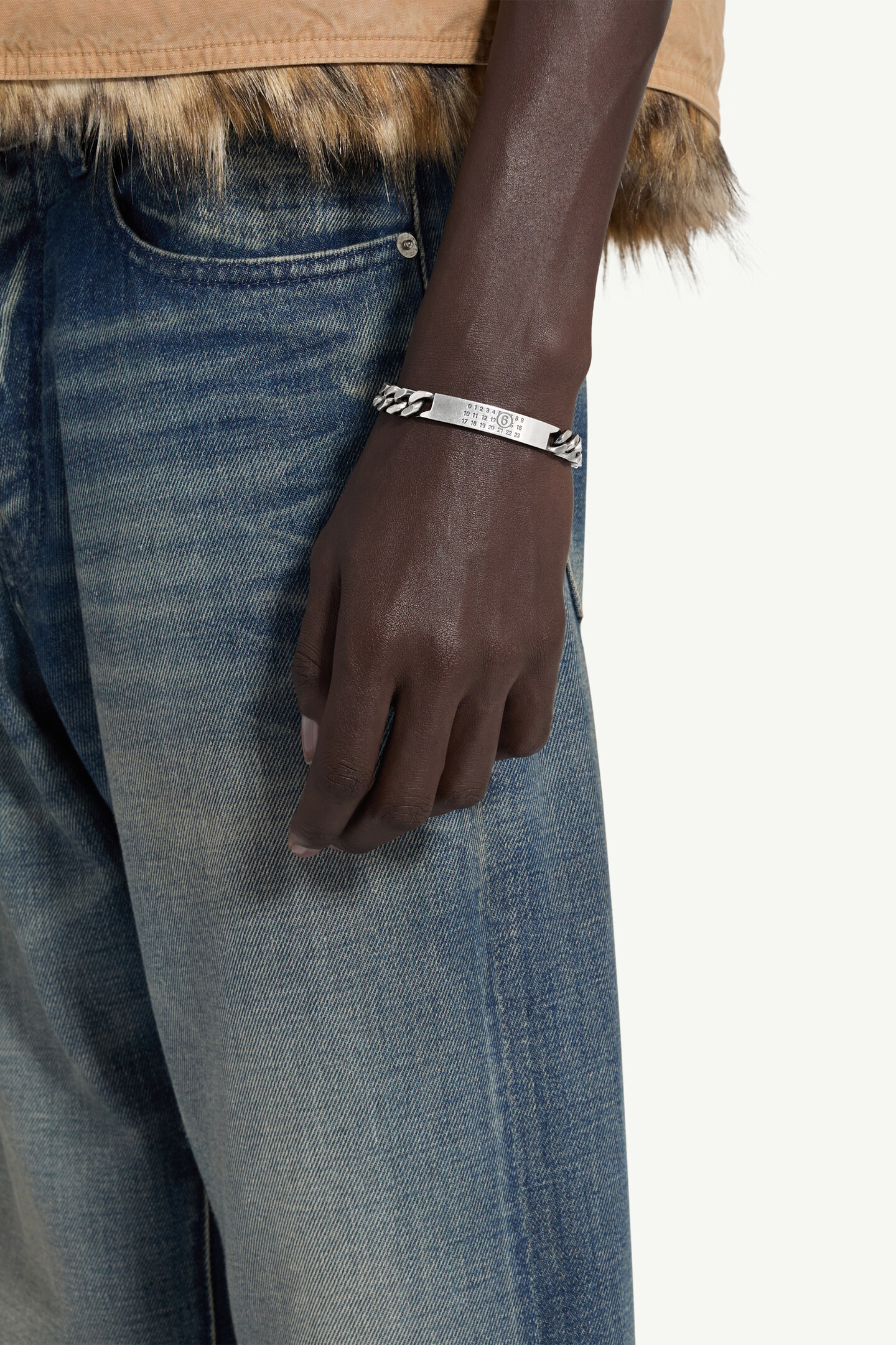Gray Classic chain bracelet | MM6 Official