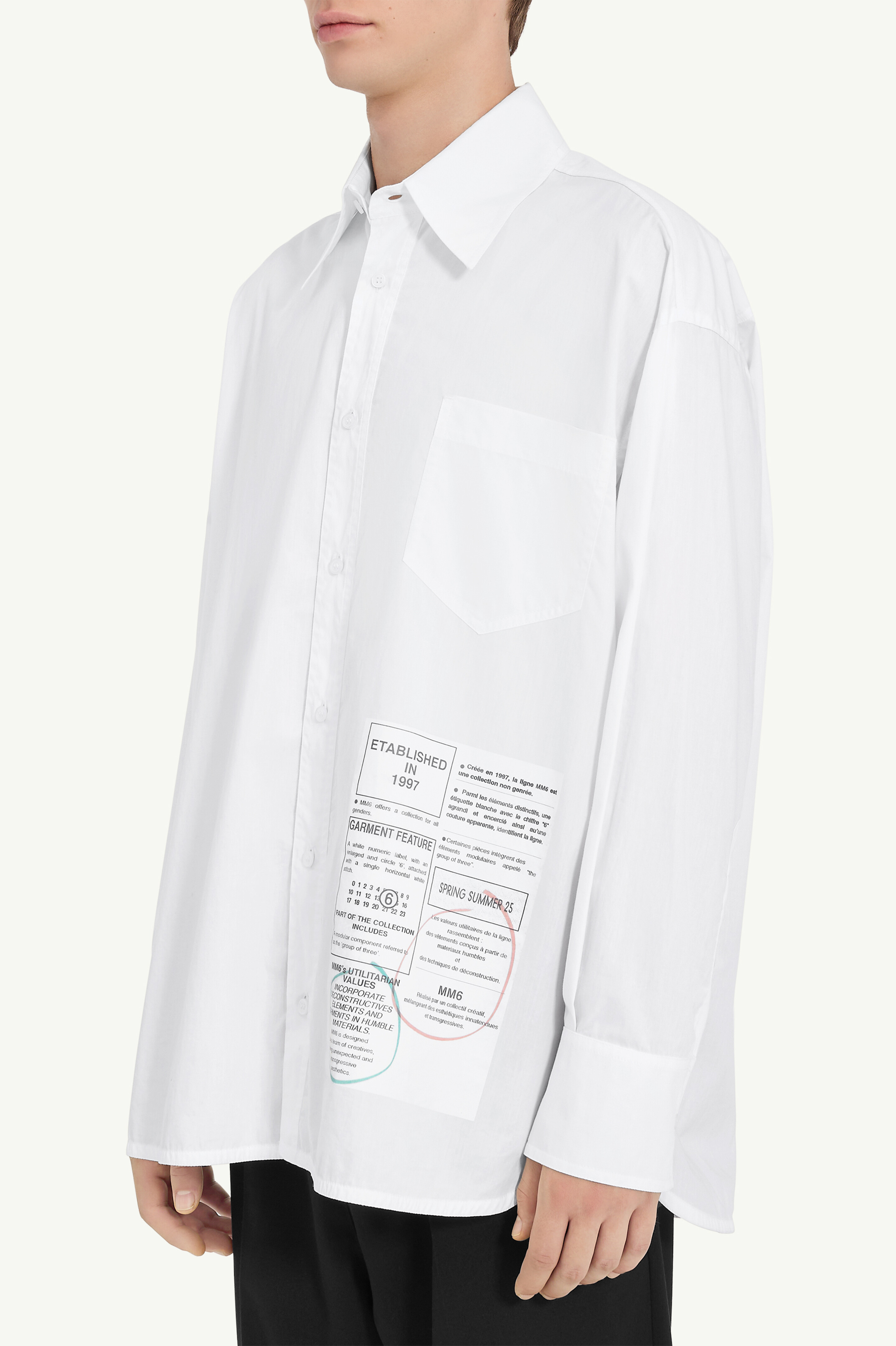 Maison Margiela ホワイトシャツ 10aw Maison Margiela ホワイトシャツ 10aw メゾン マルジェラ MAISON