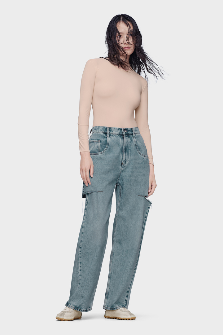 Blue jeans Denim jeans with slash details | Maison Margiela Official