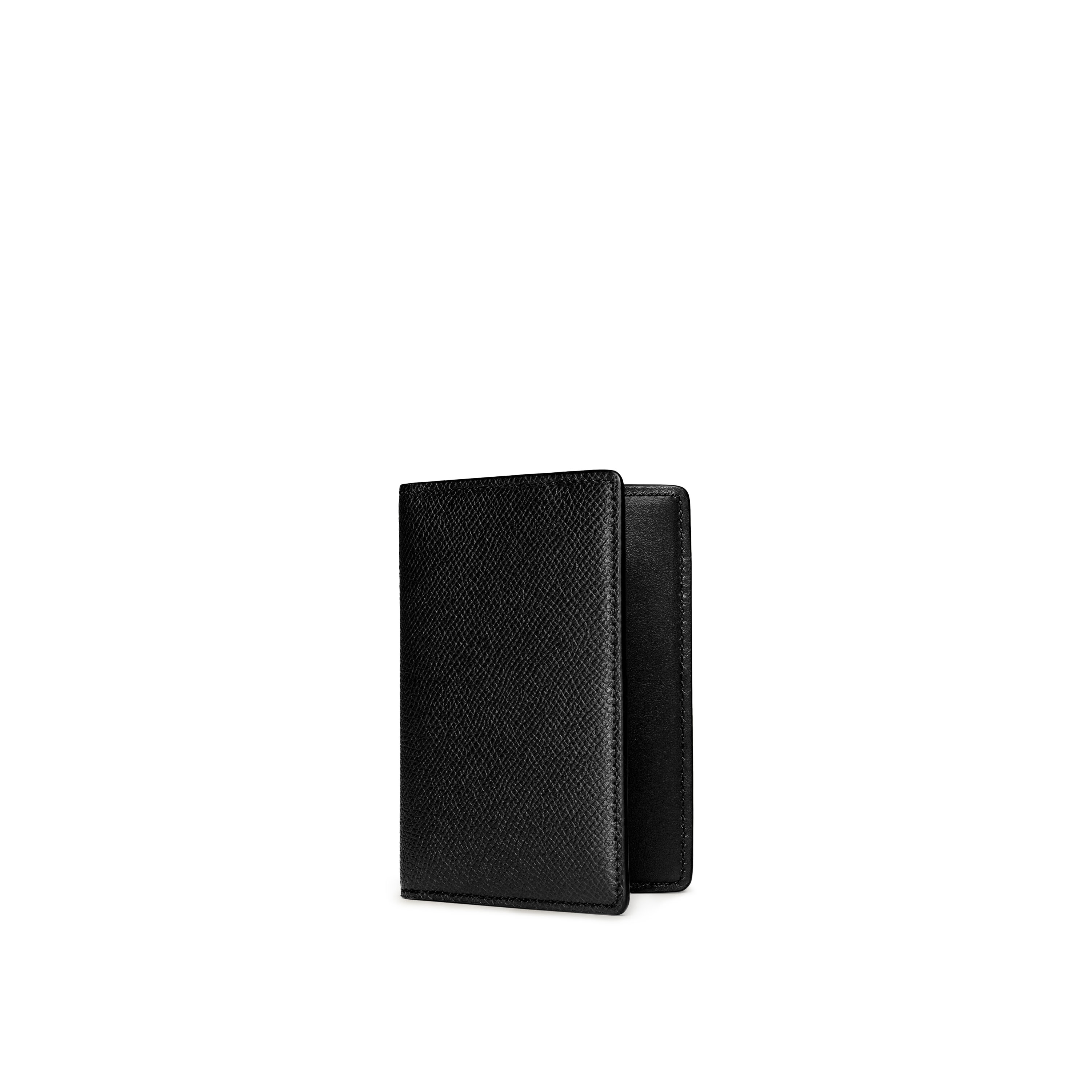 Black Leather Card Holder | Maison Margiela