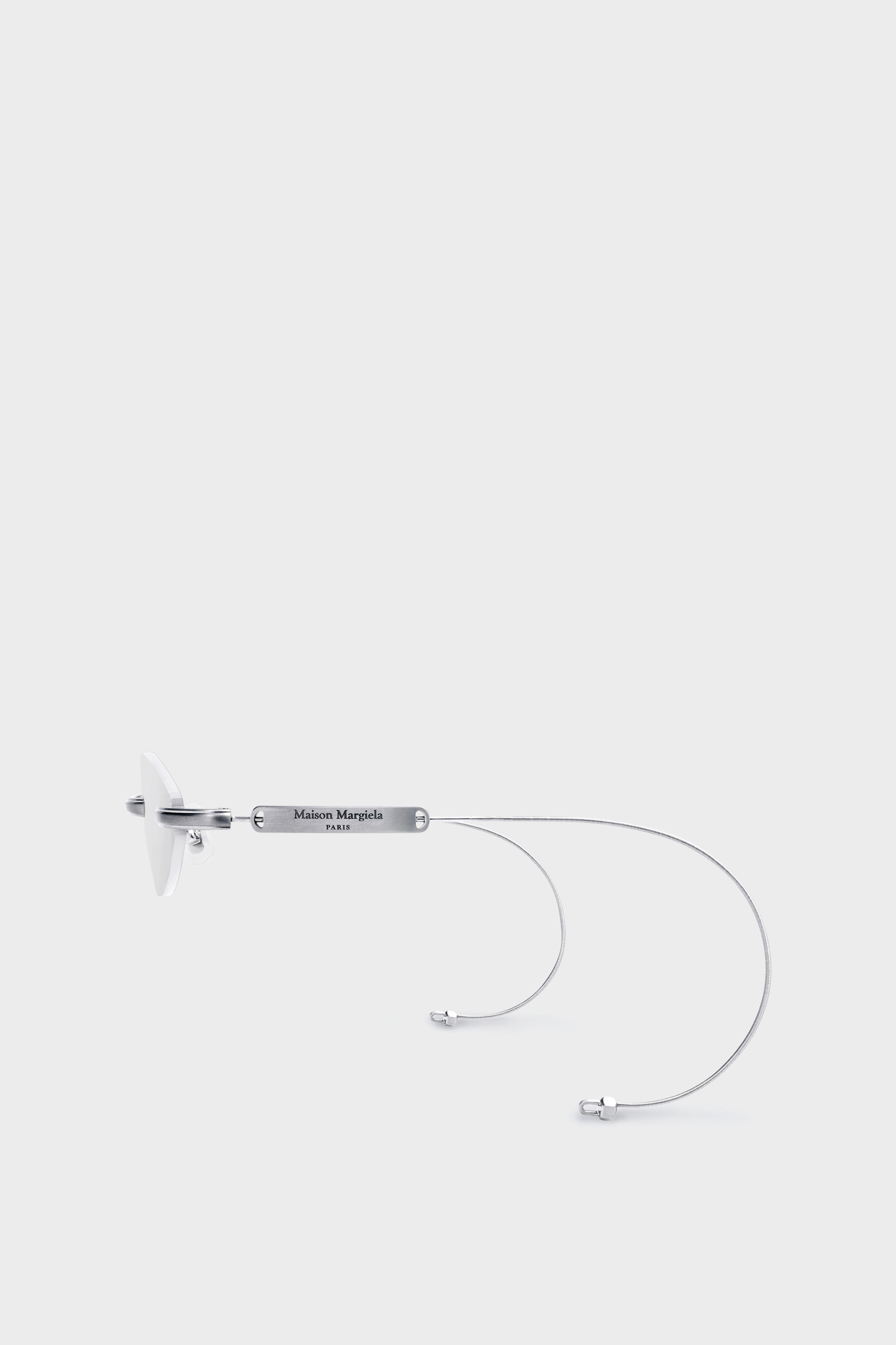 Silver Oval Metal Glasses Gentle Monster​ | Maison Margiela