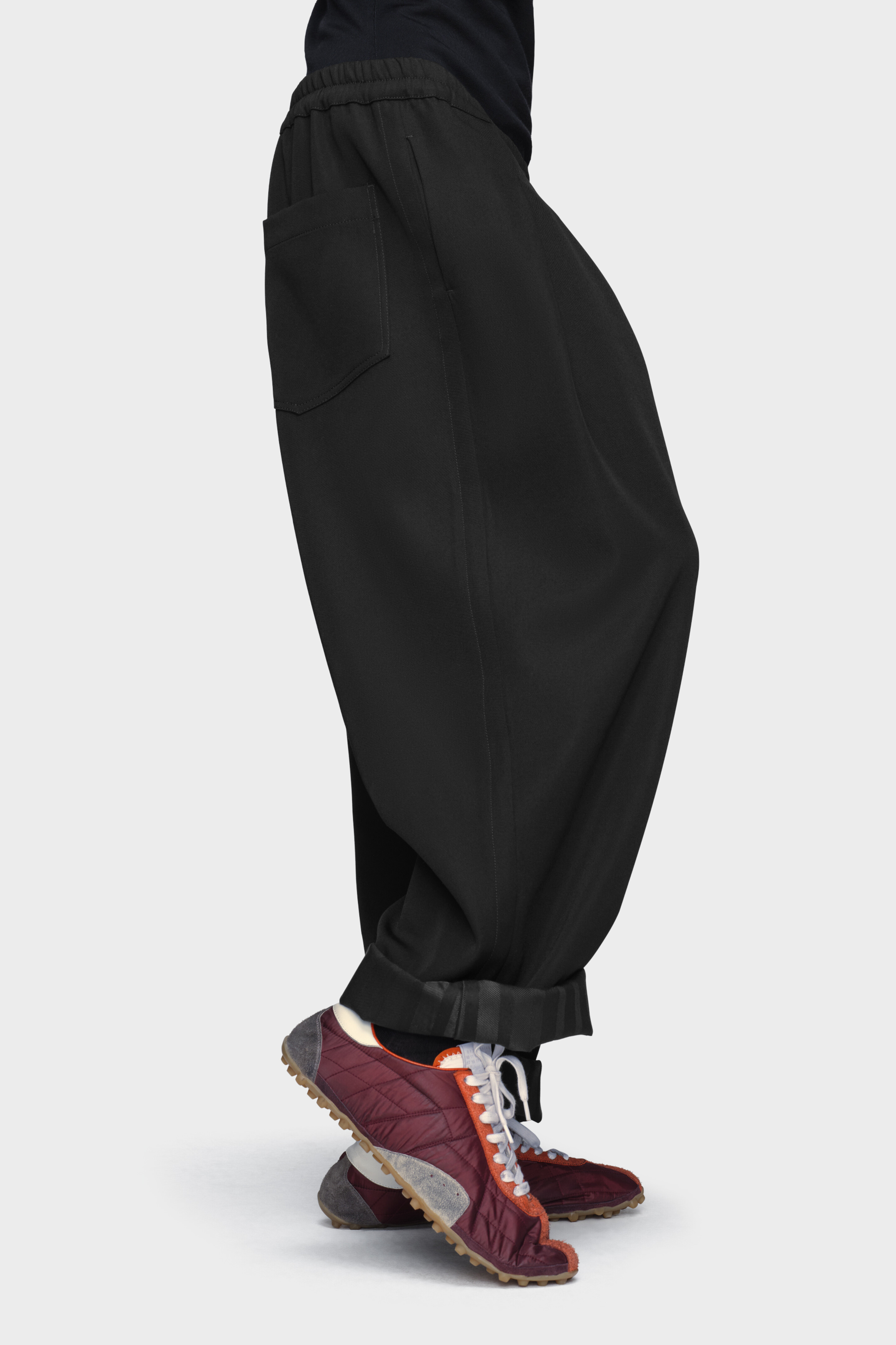 Men's Black Wool Trousers | Maison Margiela