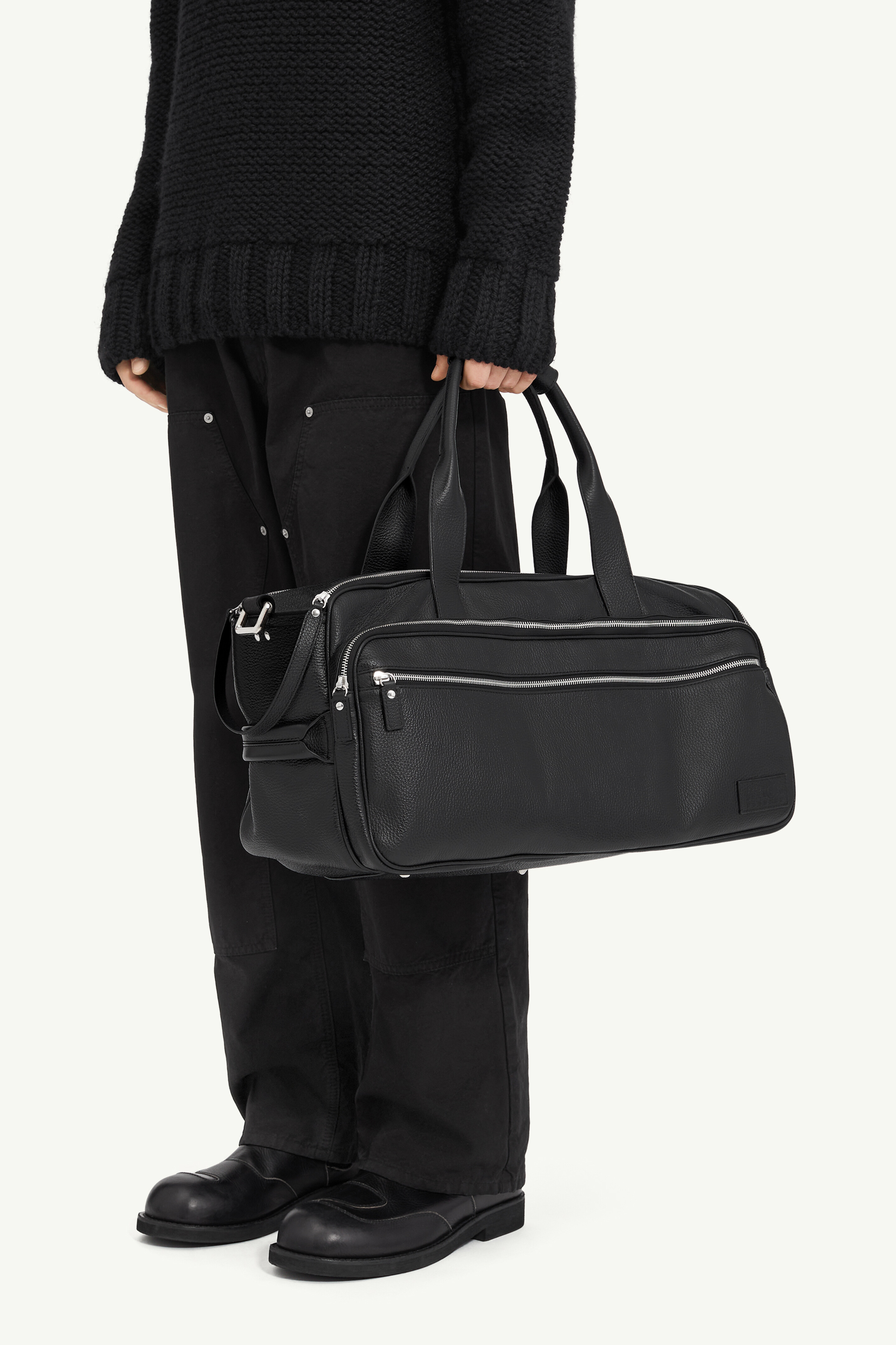 Men's Calf Leather Leather Travel Bag | MM6