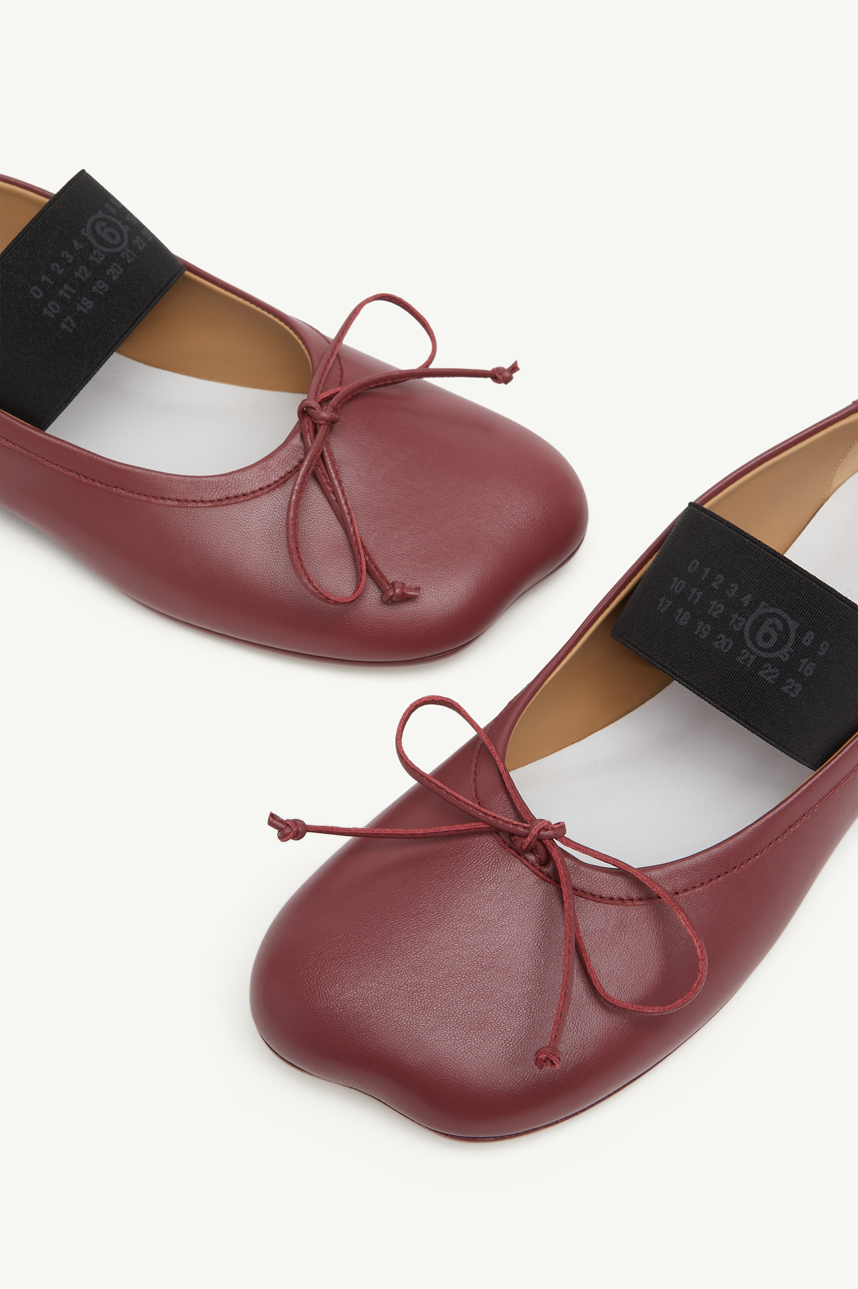Blue Anatomic Numeric Ballerinas | MM6 Official