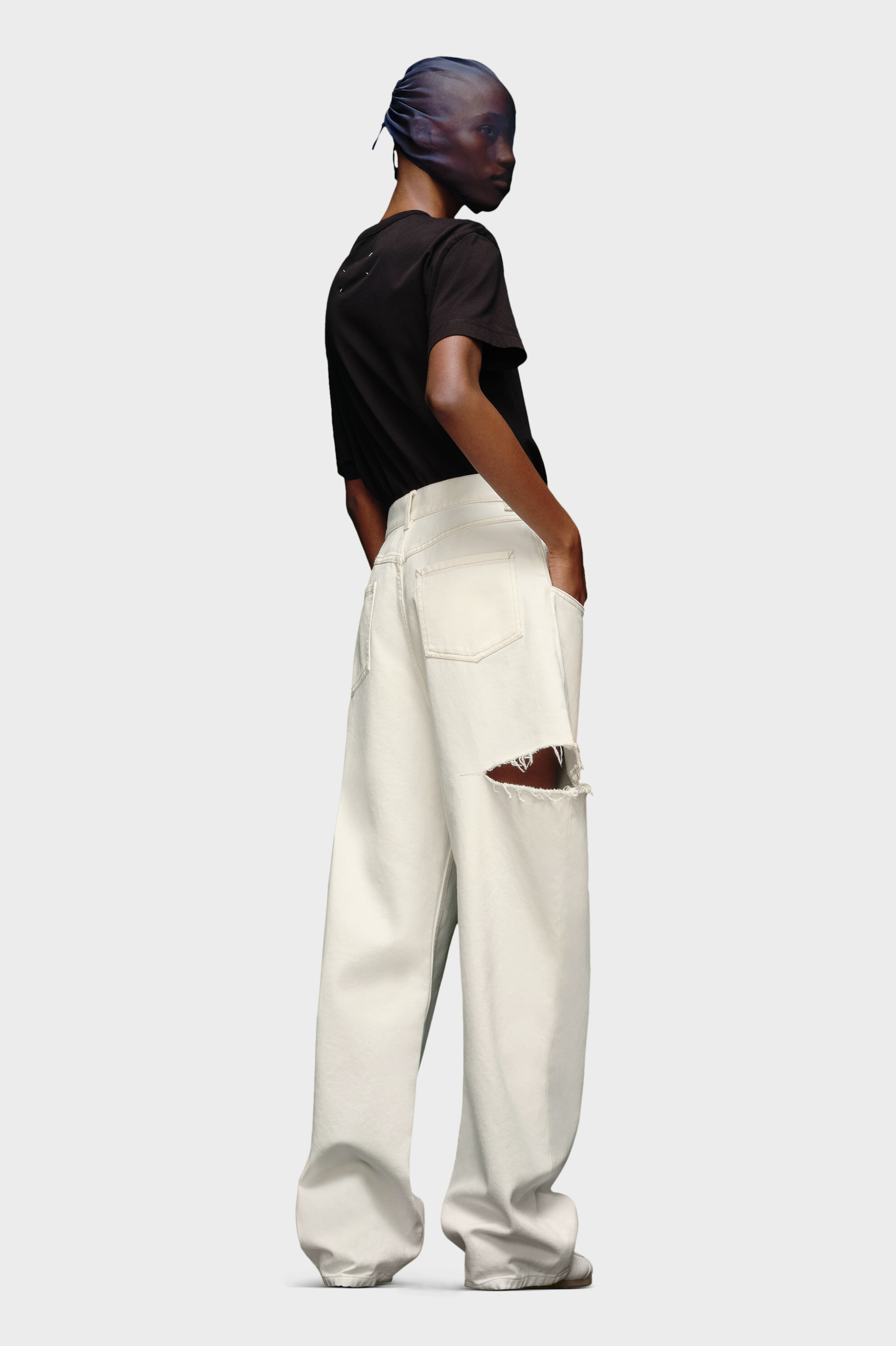 Denim Jeans With Slash Details | Maison Margiela