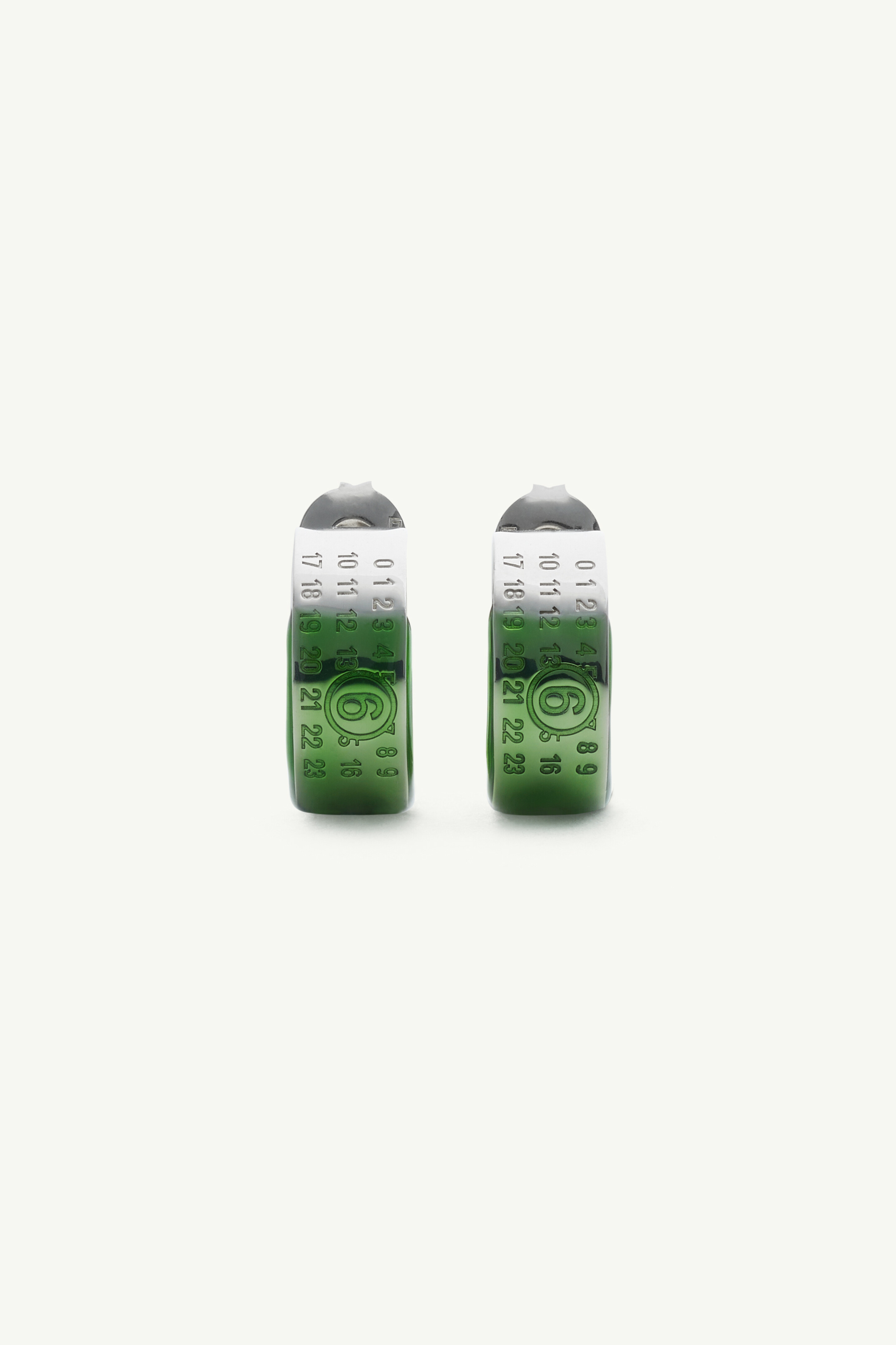 Engraved Numeric Signature Earrings