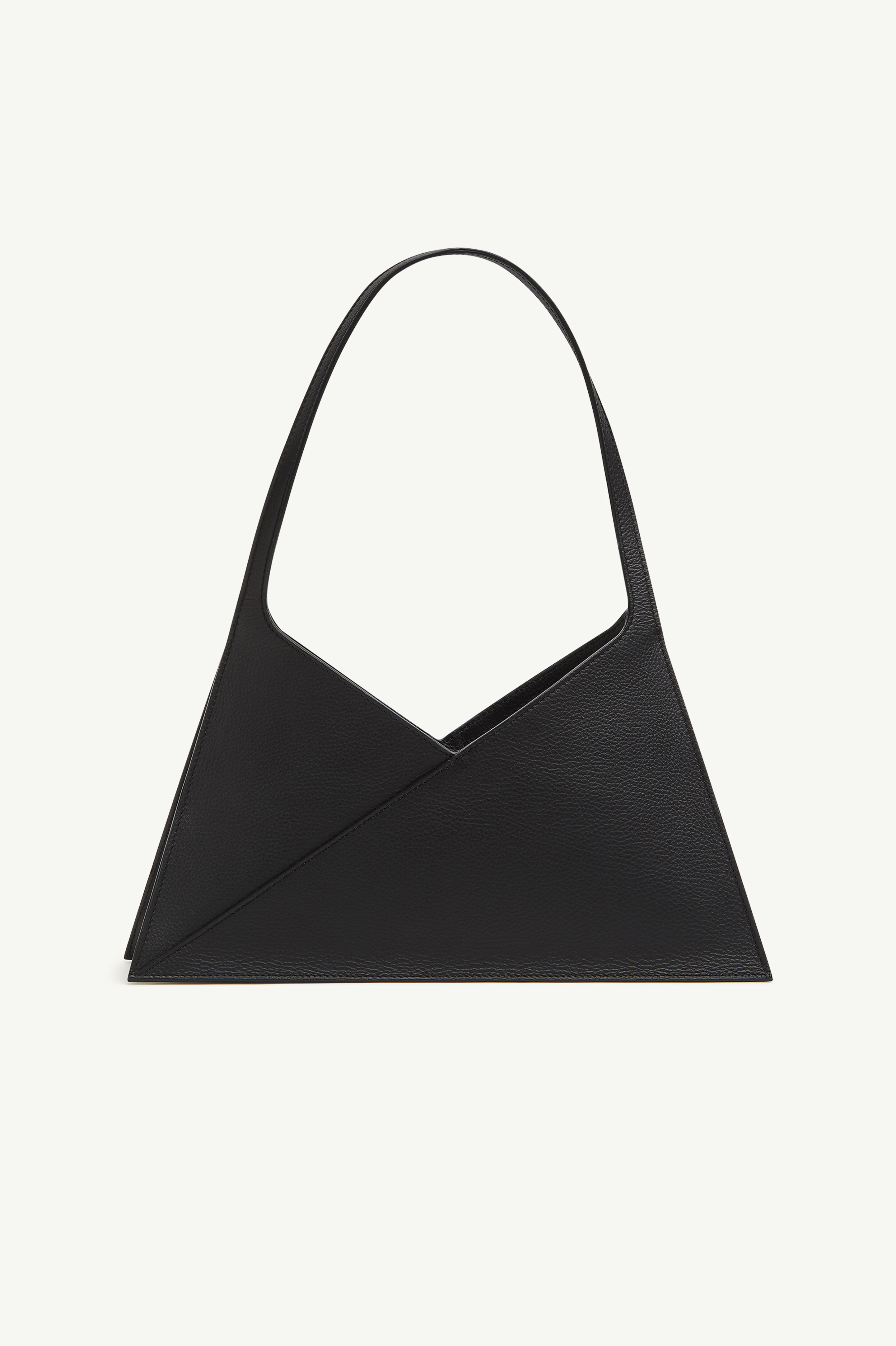 Black Leather Japanese Shoulder Bag | MM6