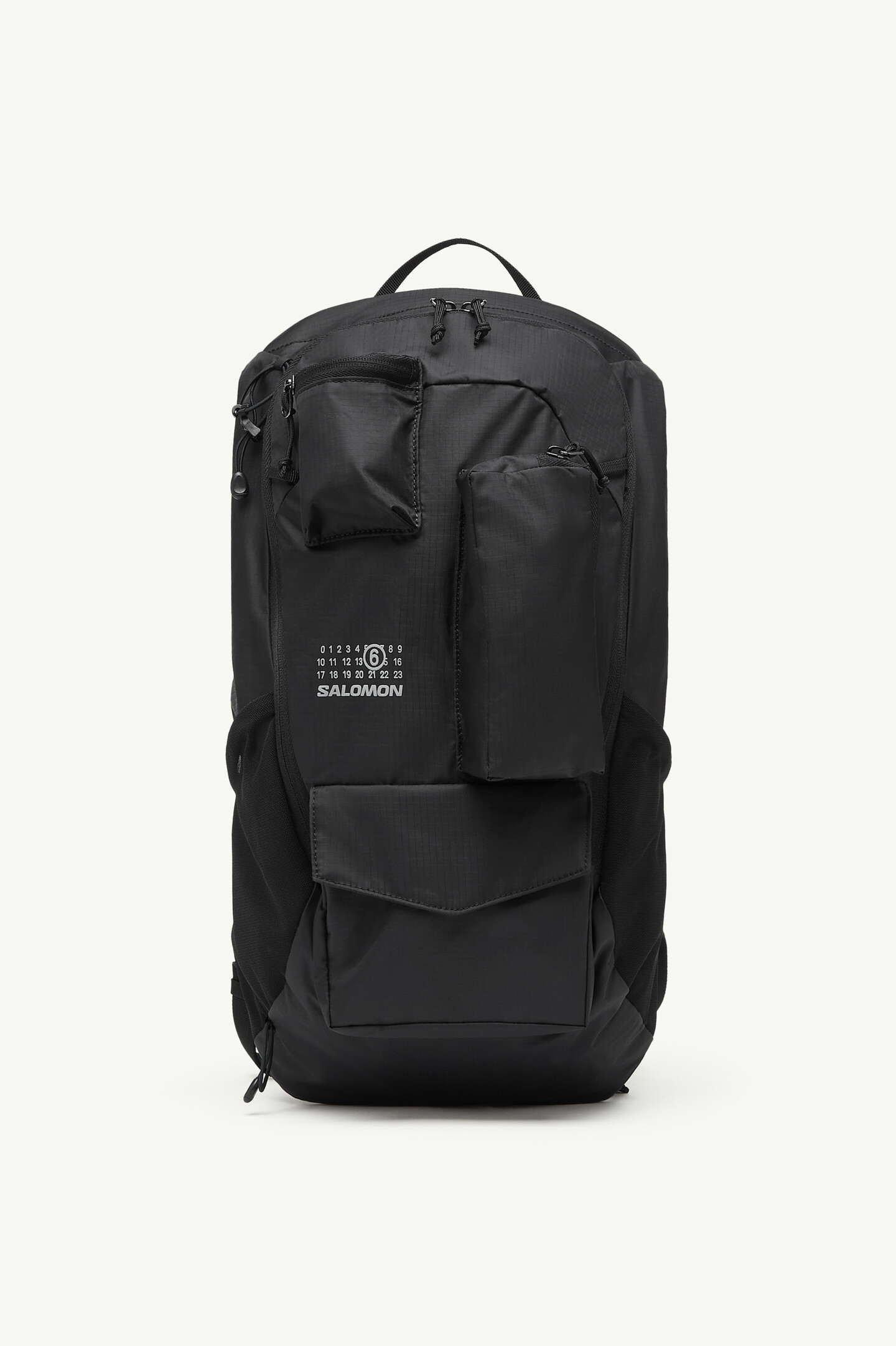 Black MM6 x Salomon Numeric Nylon Backpack | MM6 Official