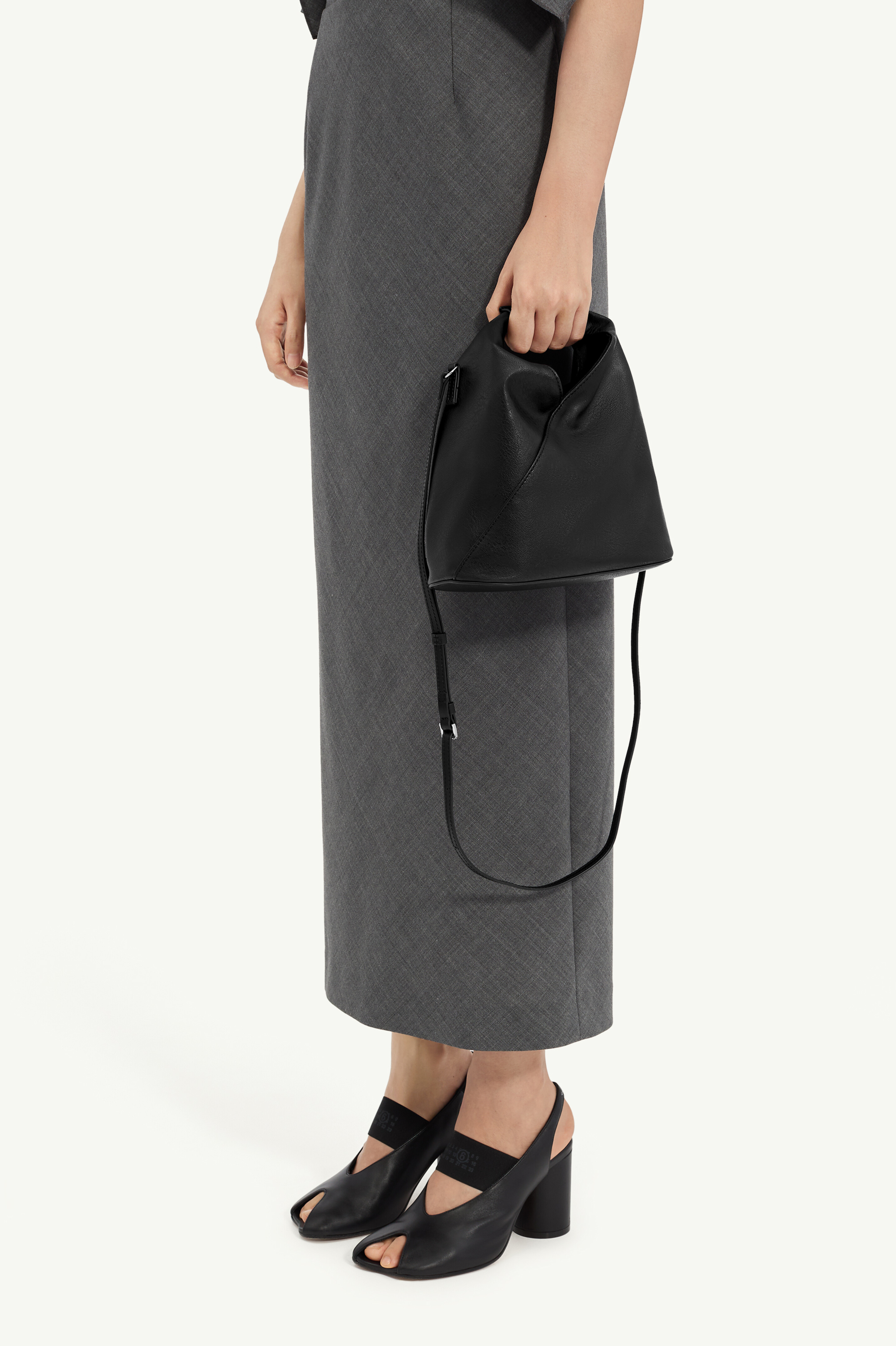 Black Japanese Crossbody Bag | MM6 Official