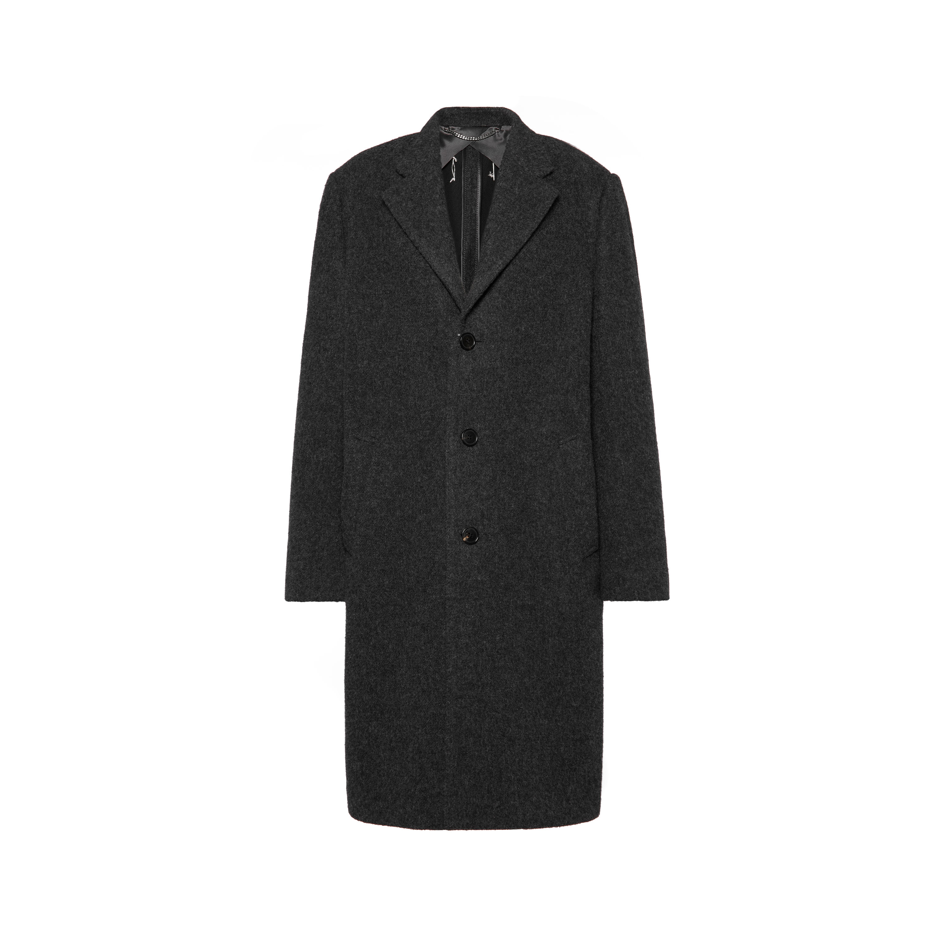 Women's Gray Wool Coat | Maison Margiela