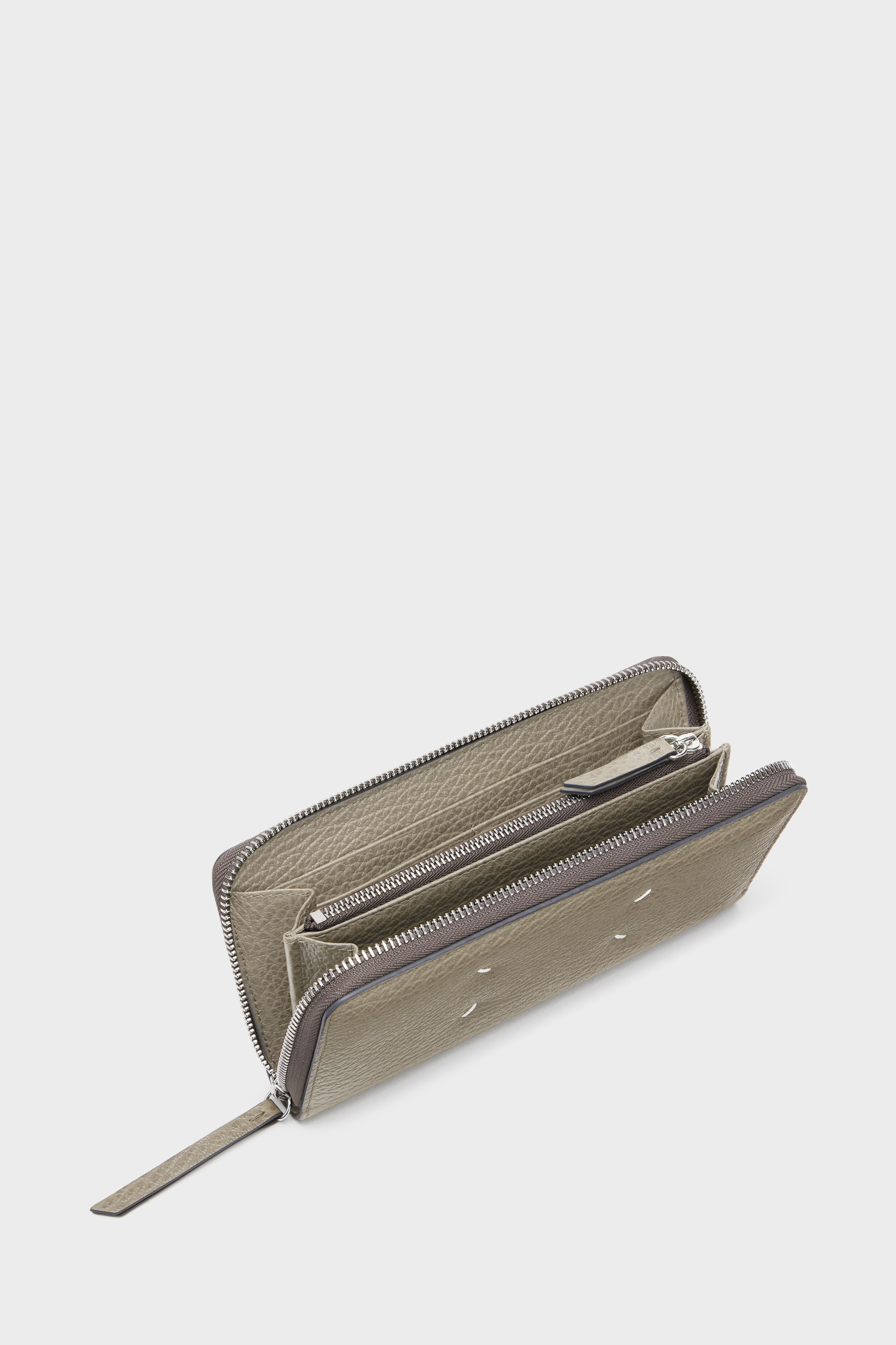 Maison Margiela グレイニー レザー ジップ ウォレット 20SS【マルジェラ】グレイニー レザー ジップ ウォレット メンズ