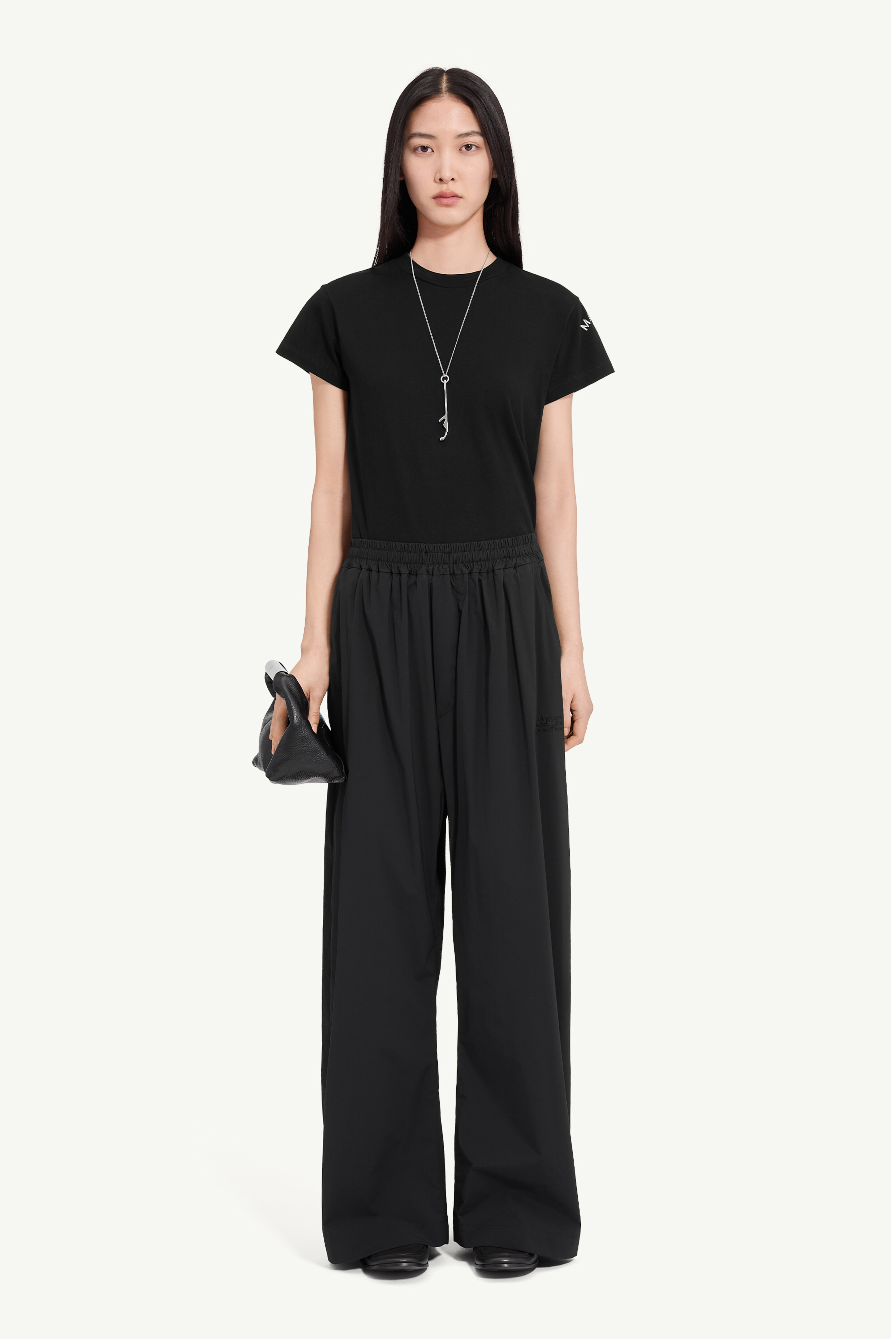 Maison Margiela ロゴエンブロイダード ナイロンドローストリングトラウザーズ