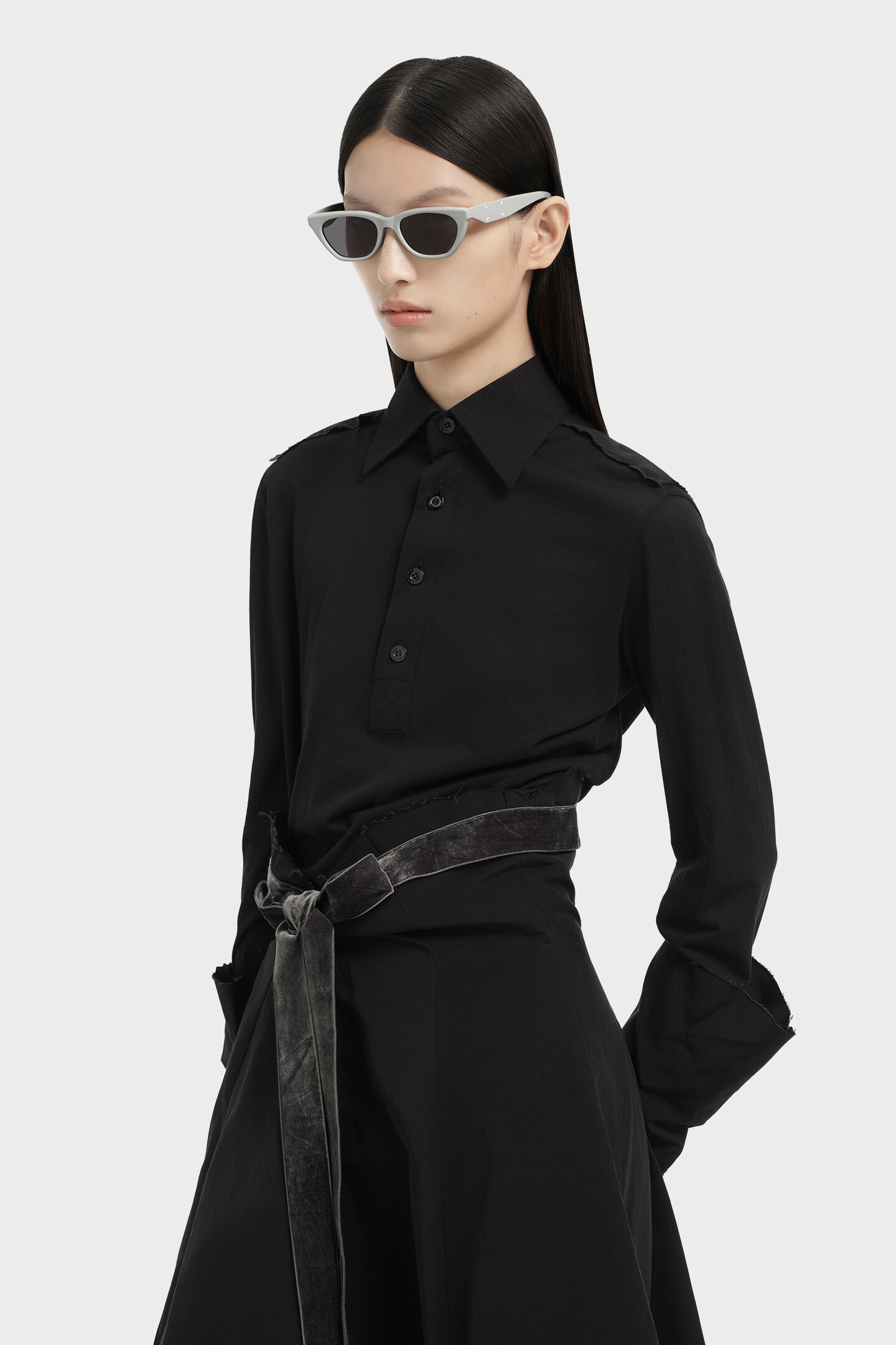 Gray Cat-Eye Sunglasses x Gentle Monster​ | Maison Margiela