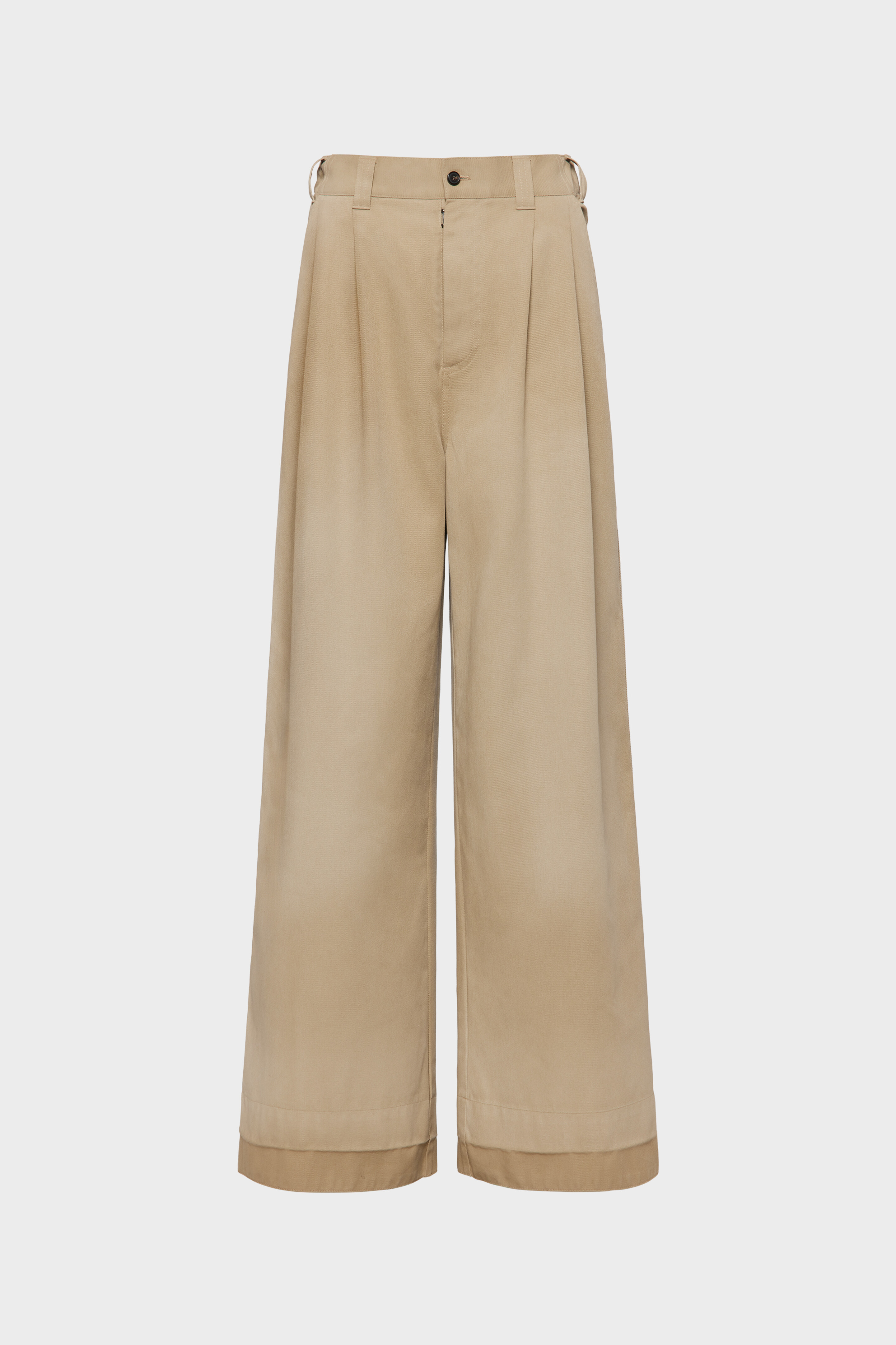 Women's Brown Wide-Leg Trousers | Maison Margiela