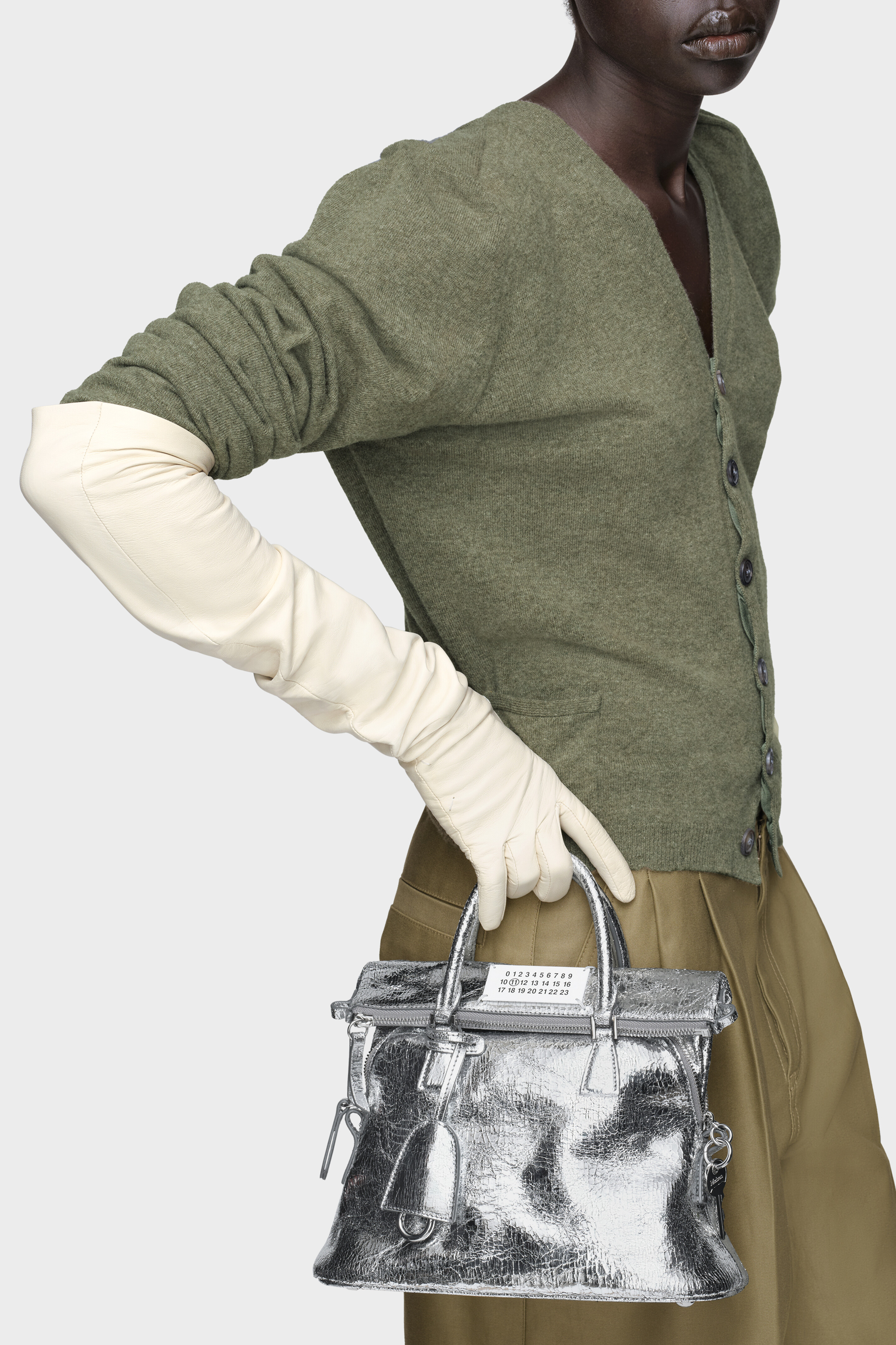 Maison Margiela 5AC ミニ シルバー バッグ レア 5AC LOVED TO DEATH MINI