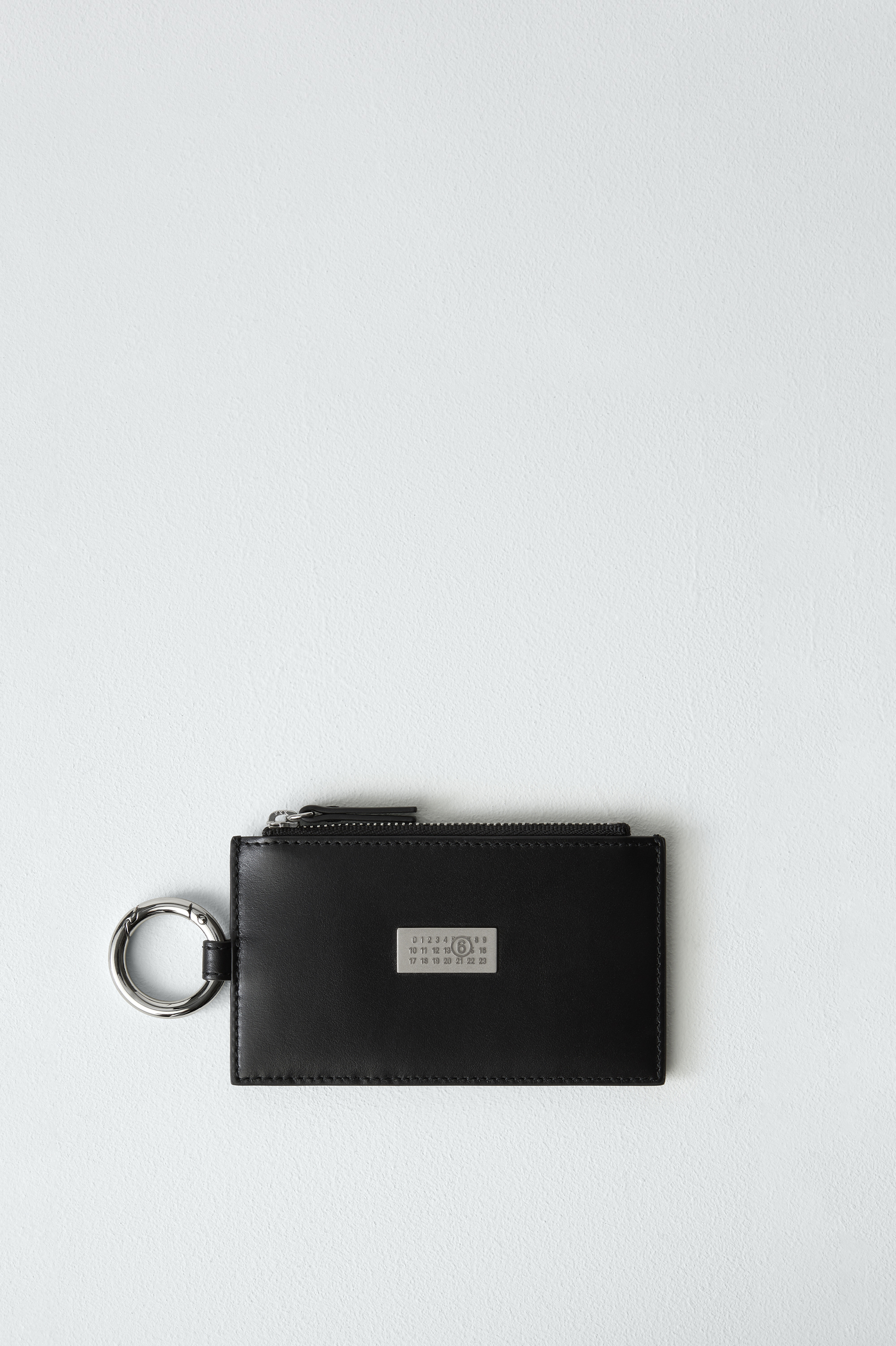 Leather zip wallet