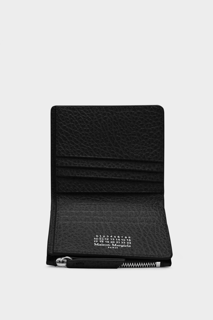 4ステッチ フリップフラップ ウォレット ブラック | Maison Margiela公式
