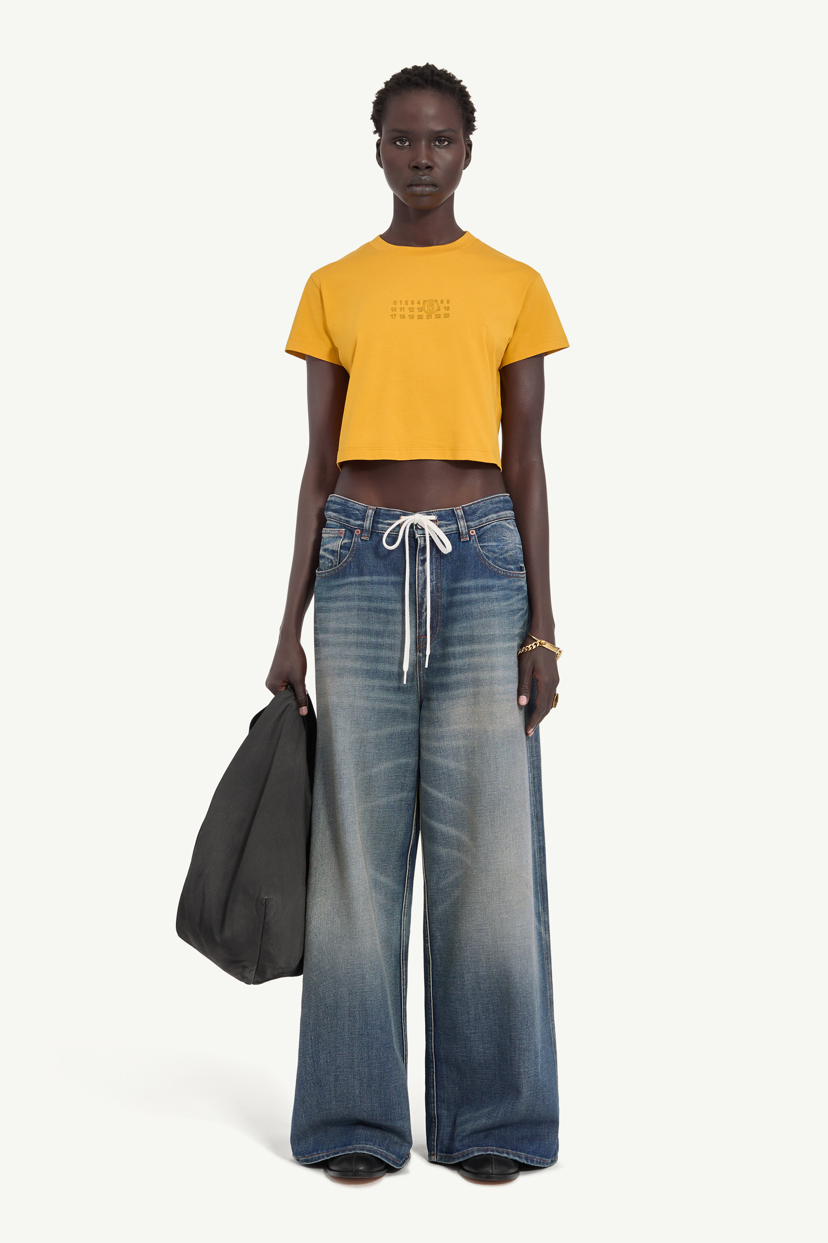 Women's Extra Wide-Leg Jeans | MM6