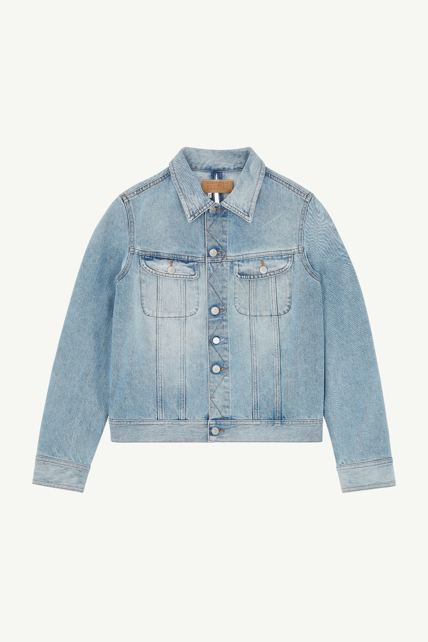 Blue Oversized Twist Denim Jacket | Maison Margiela