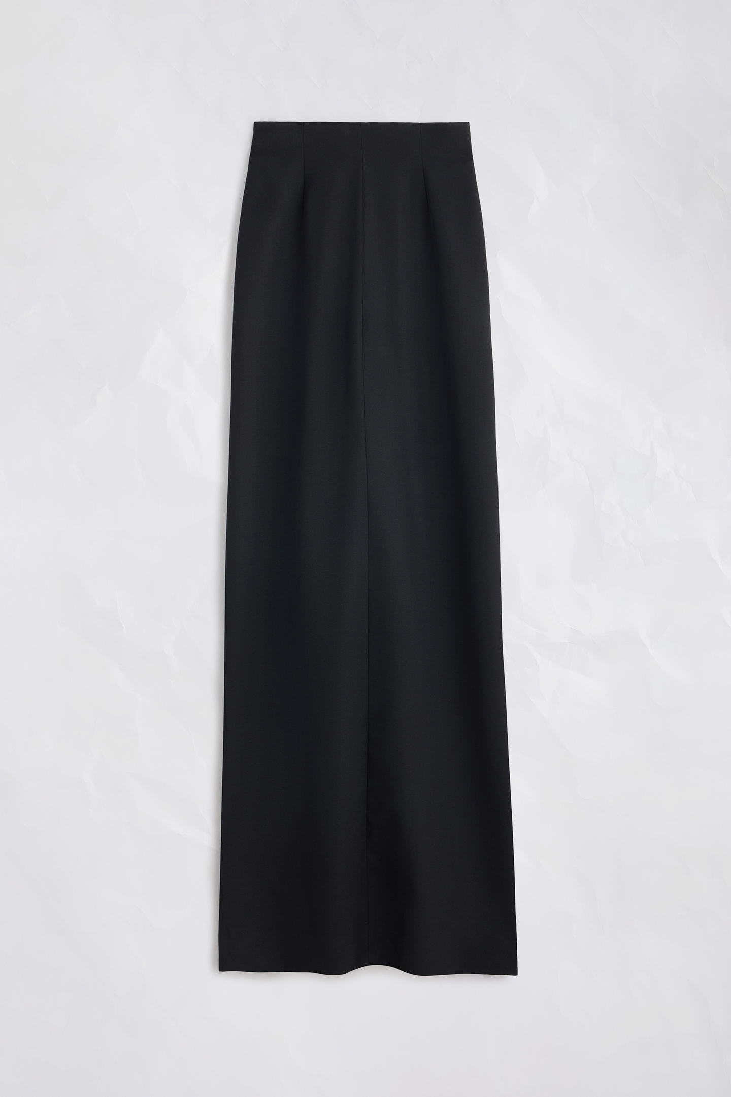 Black High-Waist Virgin Wool Column Skirt | Maison Margiela Official