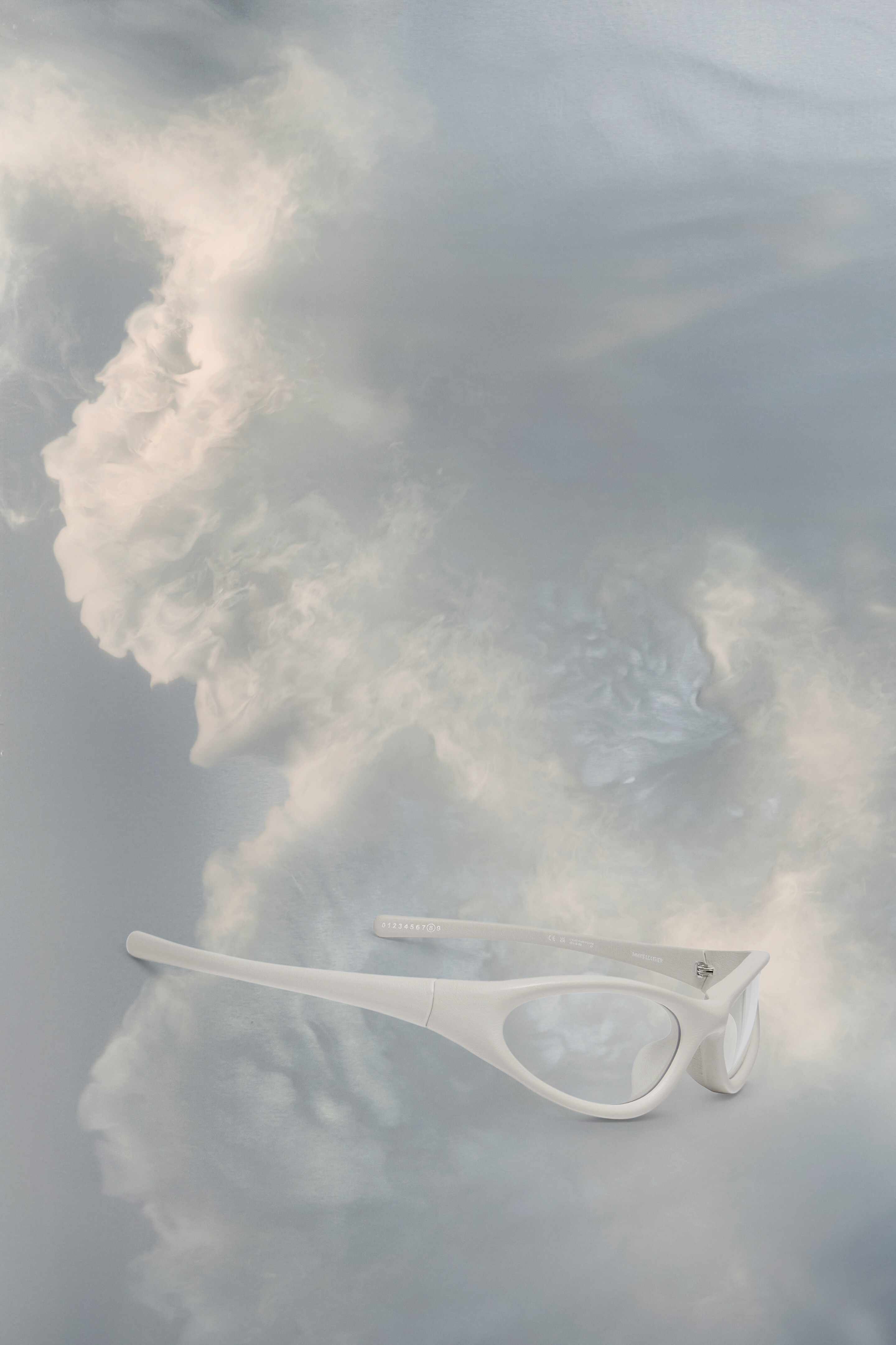 White Leather Glasses MM x Gentle Monster | Maison Margiela